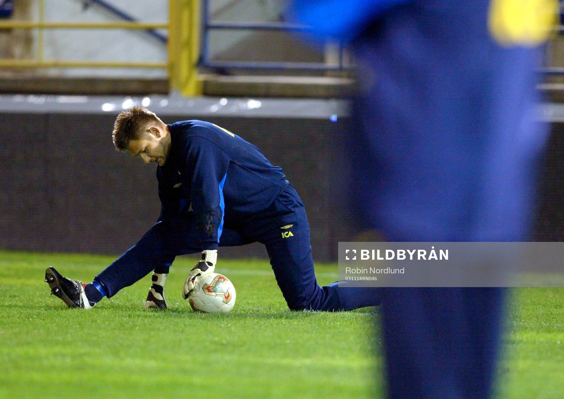 Johan Wiland kallades in som ersättare för Andreas