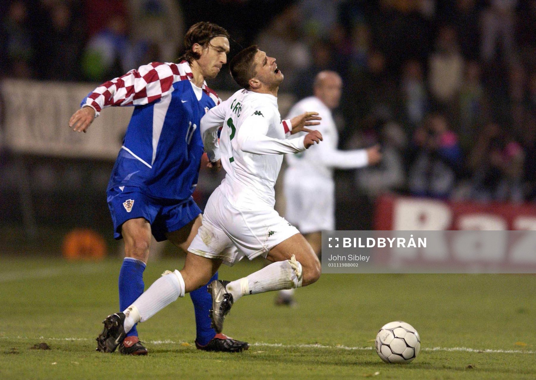 Fotboll, EM-kval, Slovenien - Kroatien