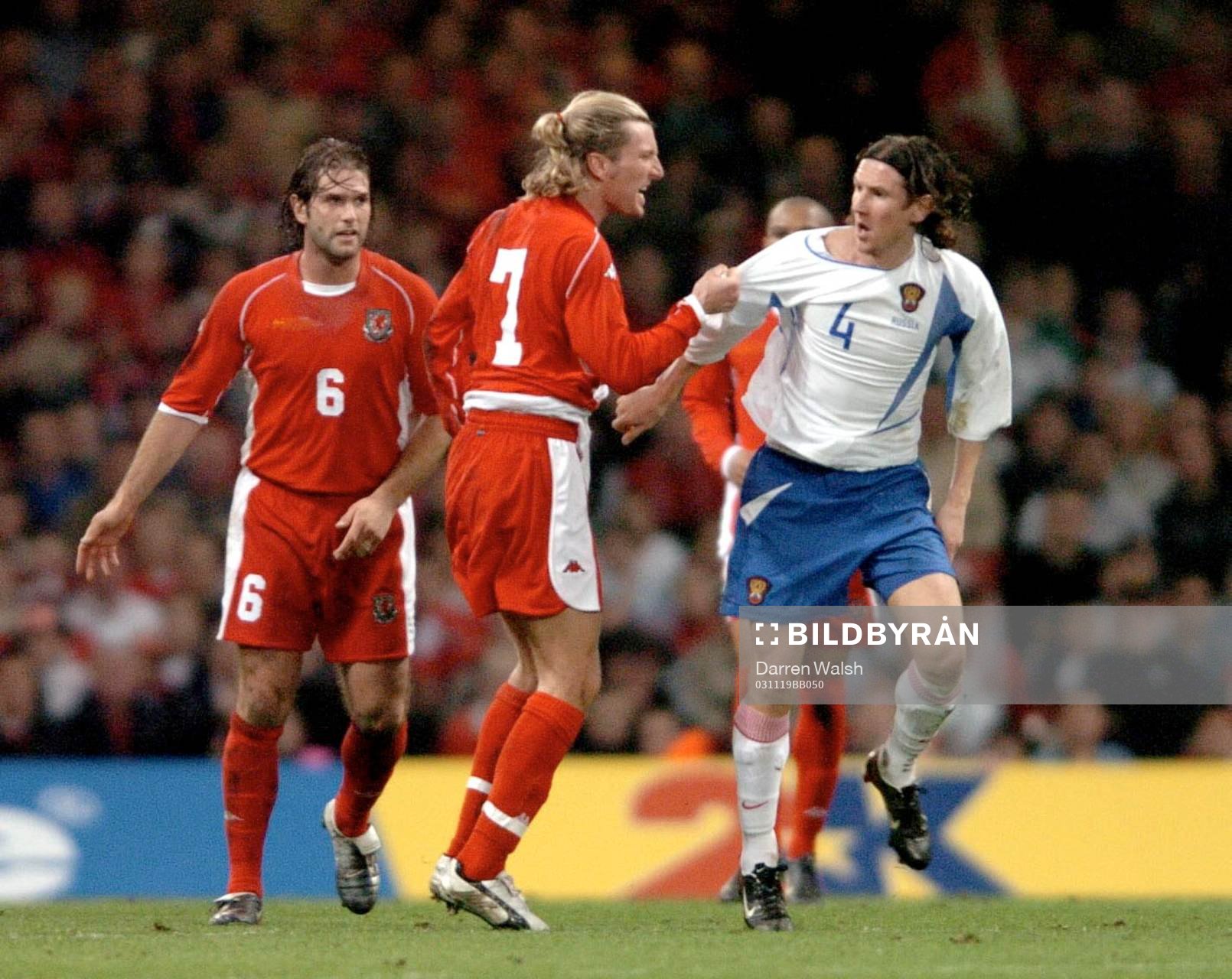 Fotboll, EM-kval, Wales - Ryssland