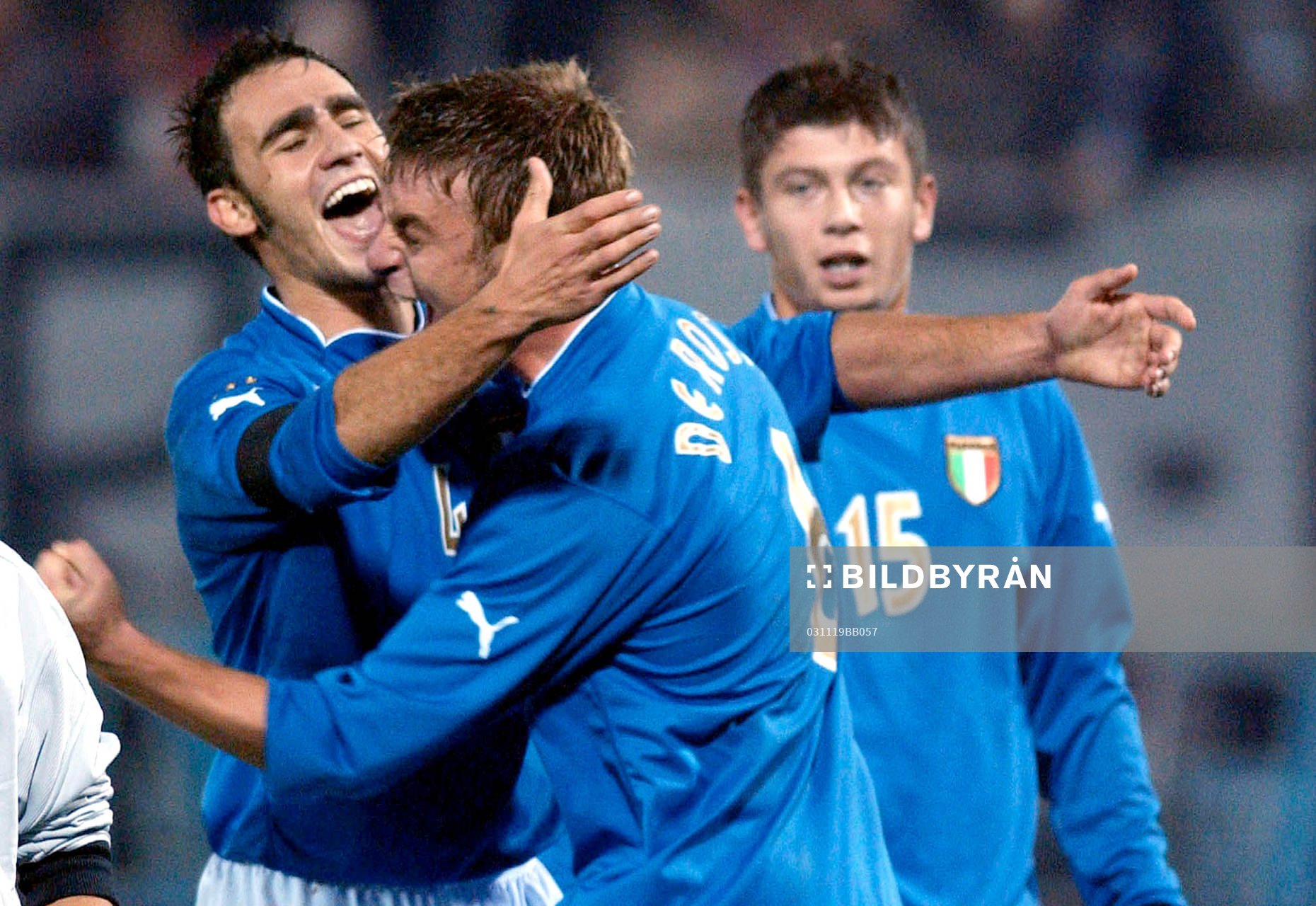 De Rossi, Cannavaro, Italien, jubel