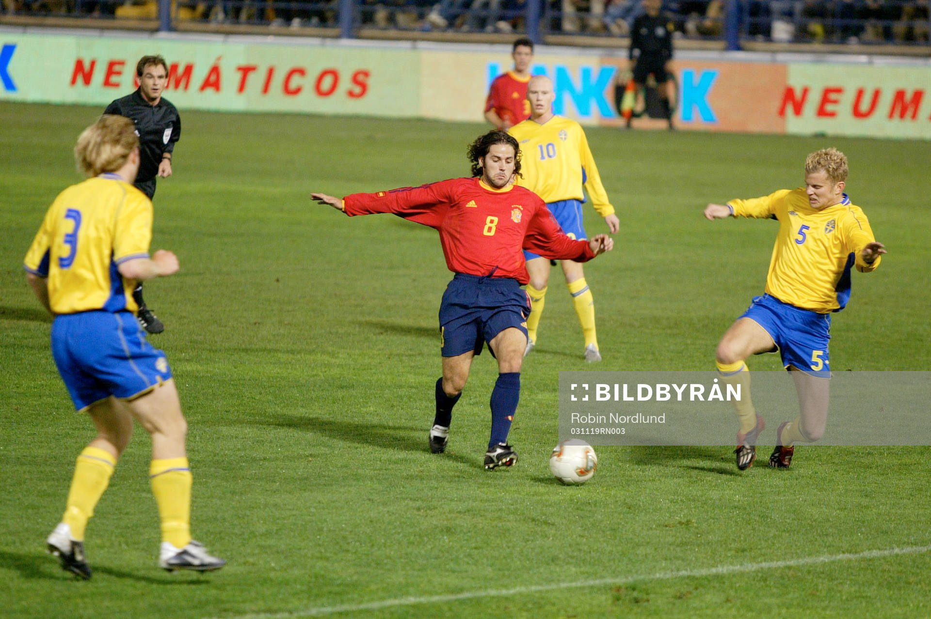 Libero Parro, Spanien mot Mikael Antonsson, Sverige