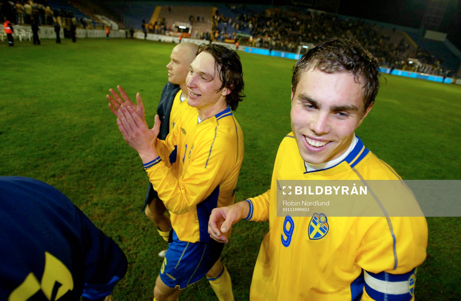 Alexander Farnerud, Kim Källström och Johan Elmander
