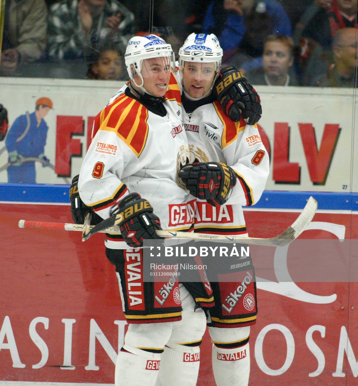Jubel, Henrik Malmström och Jesper Björck, Brynäs