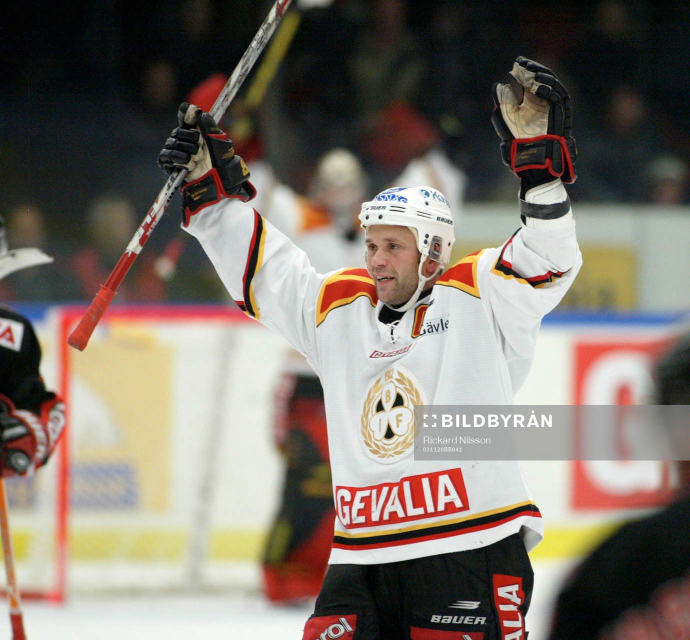 Tommy Sjödin, jubel, Brynäs
