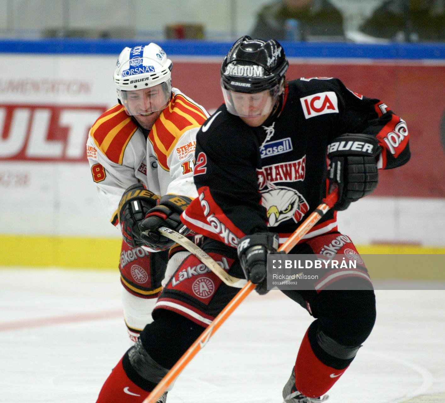 Peter Nylander, Brynäs och David Petrasek, Malmö