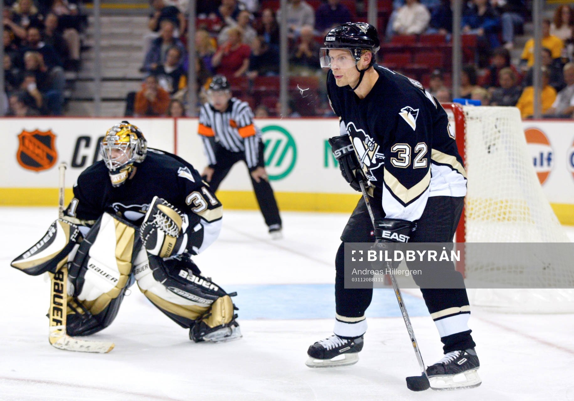 Dick Tärnström och Sebastien Caron, Pittsburgh