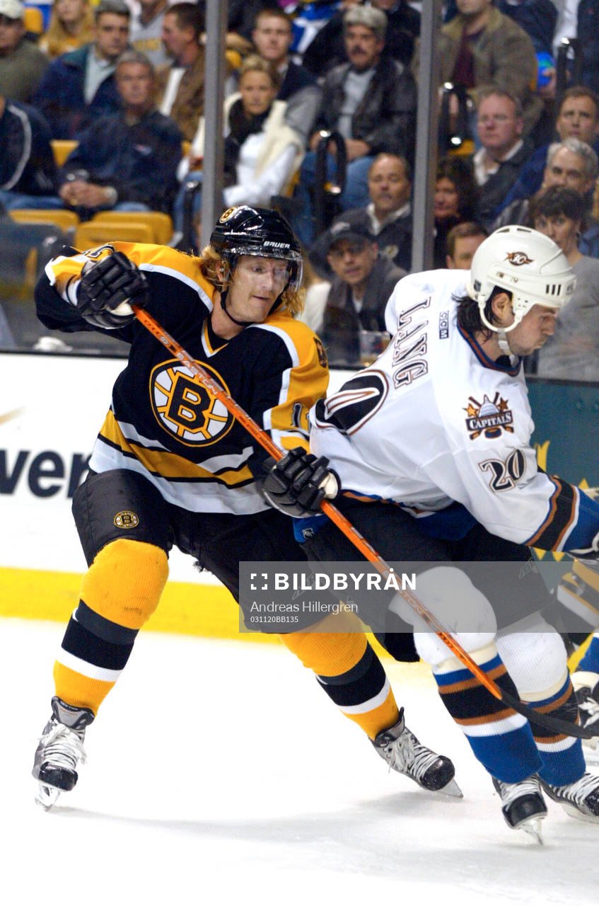 Per-Johan Axelsson, Boston och Robert Lang, Washington