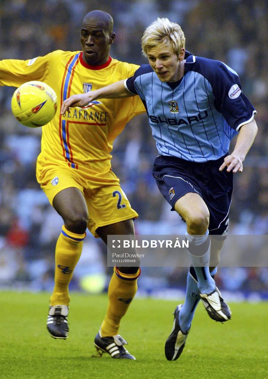 Calum Davenport, Coventry och Nyron Nosworthy, Gillingham