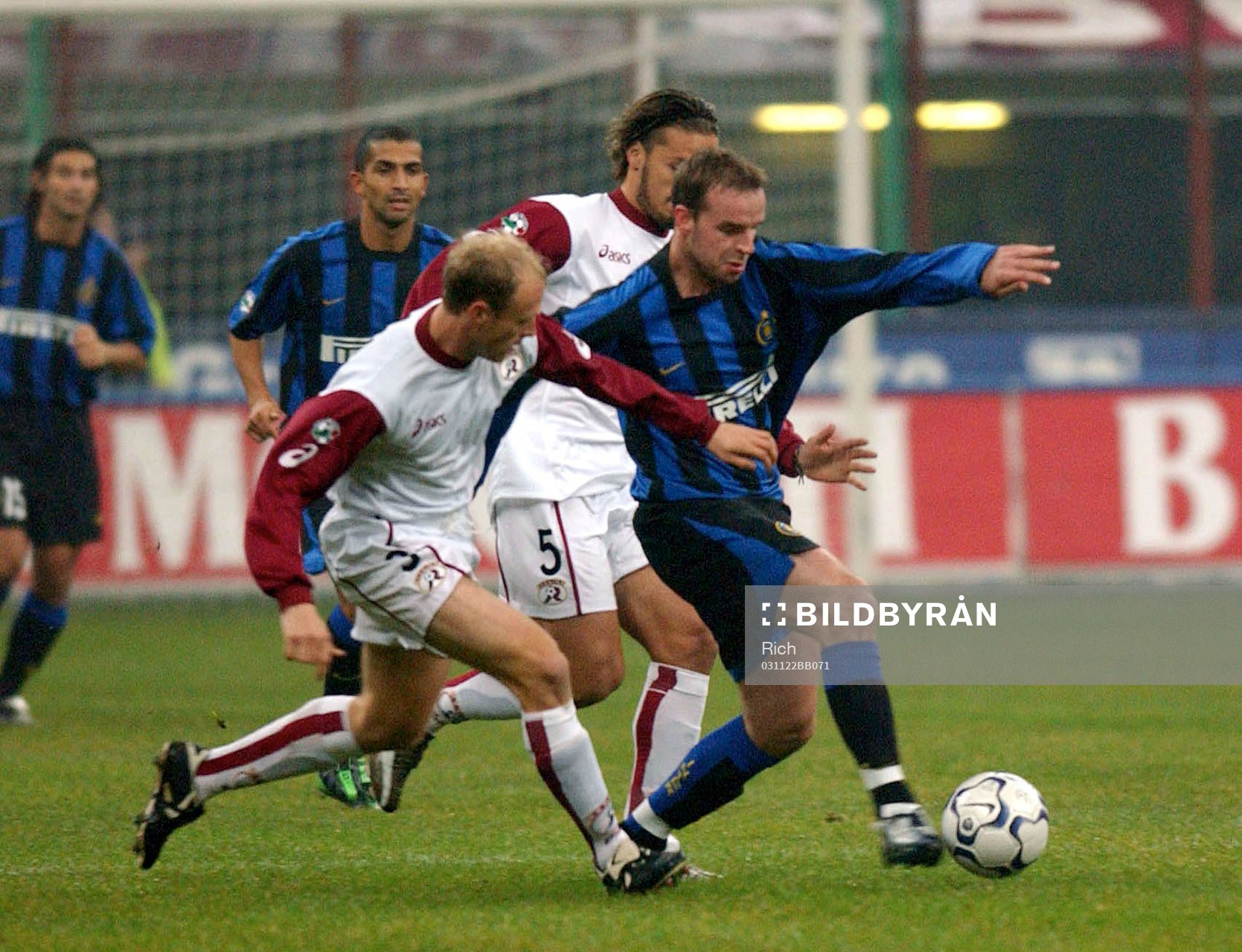 FALSINI, Reggina och VAN DER MEYDE, Inter