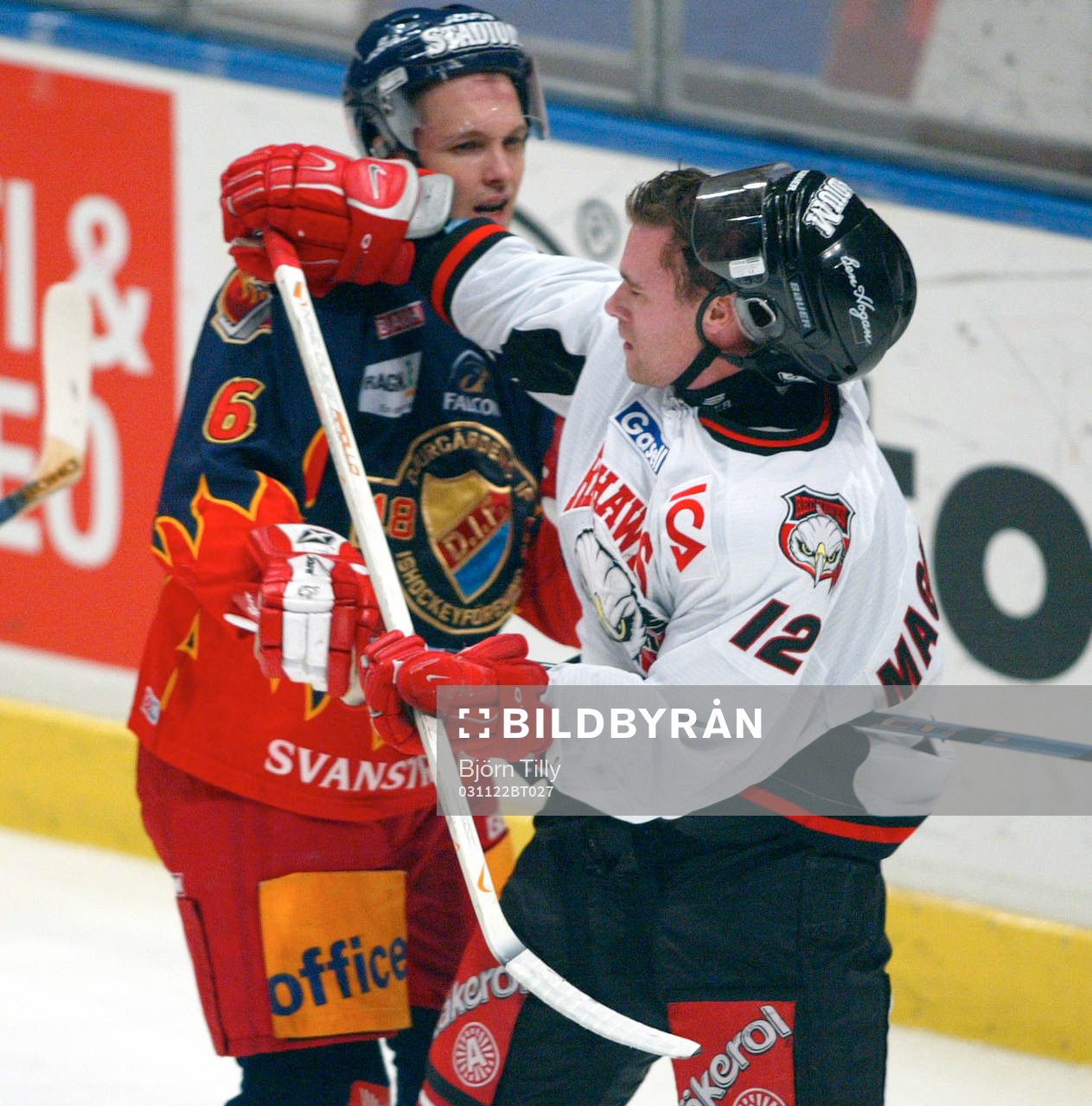 Ronnie Pettersson, Djurgården och Marcus Magnertoft, Malmö