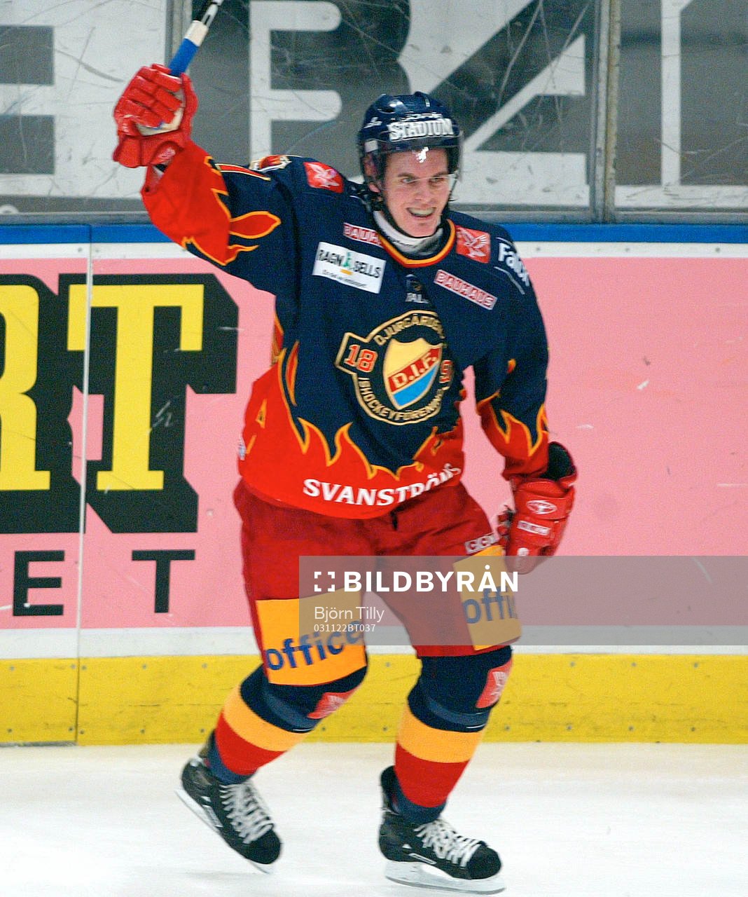Stefan Pettersson, Djurgården gjorde 4-0 med hjälp av en