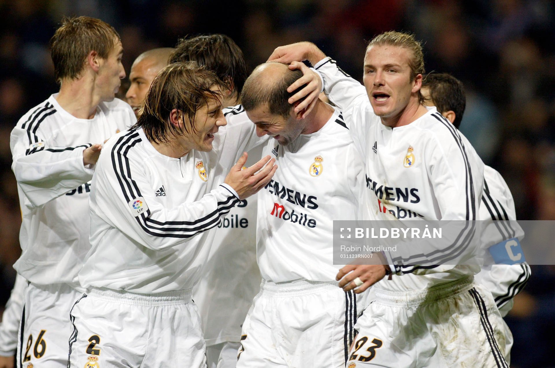 Zinedine Zidane, Real Madrid jubel