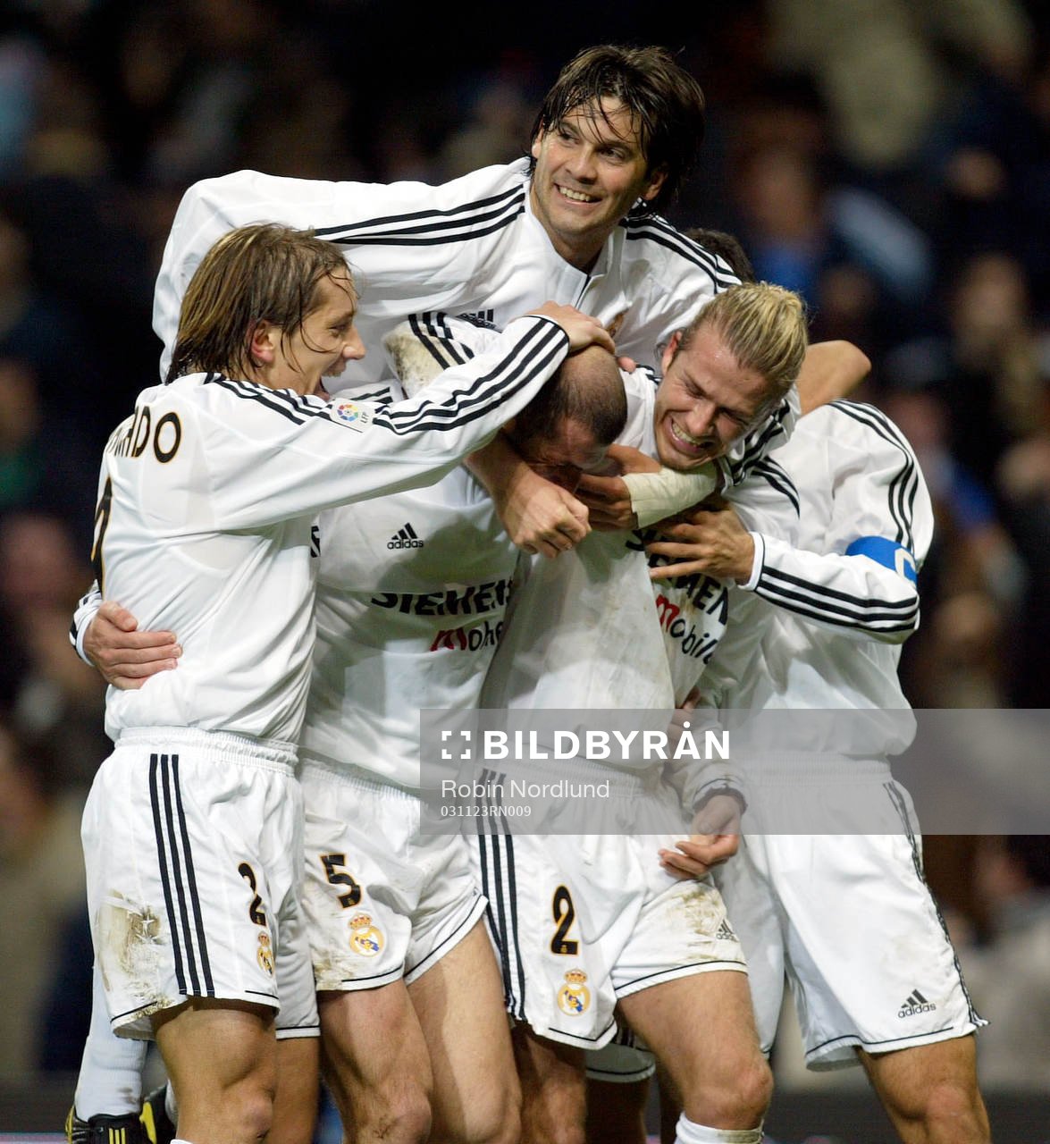 Zinedine Zidane, Real Madrid, jubel
