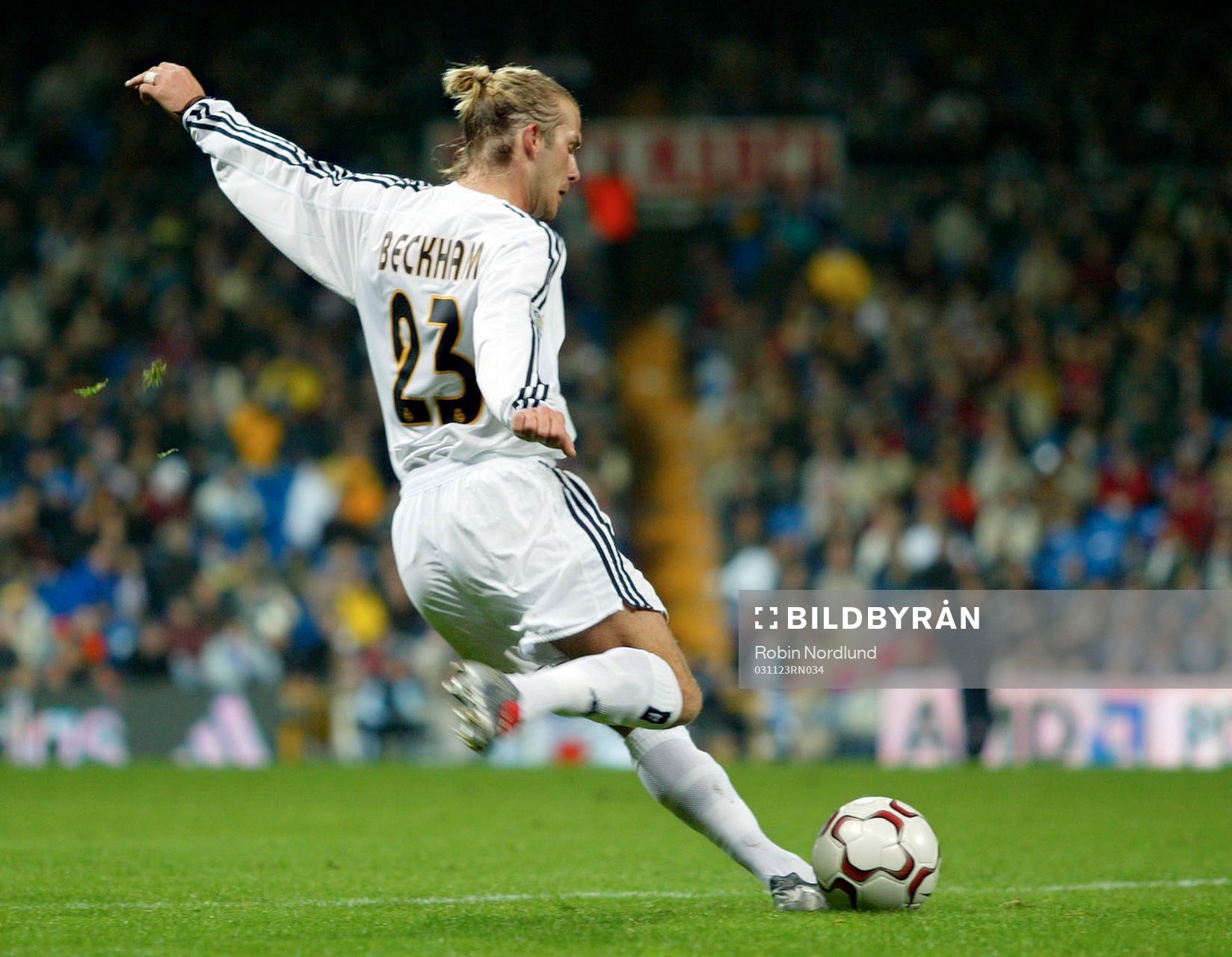 David Beckham, Real Madrid, frispark