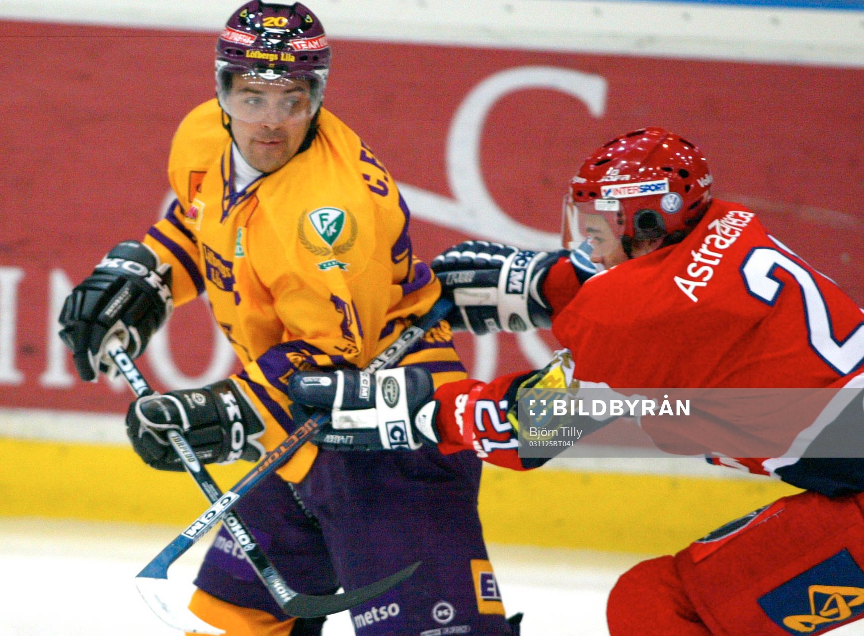 Clas Eriksson, Färjestad och Jonathan Ericsson,
