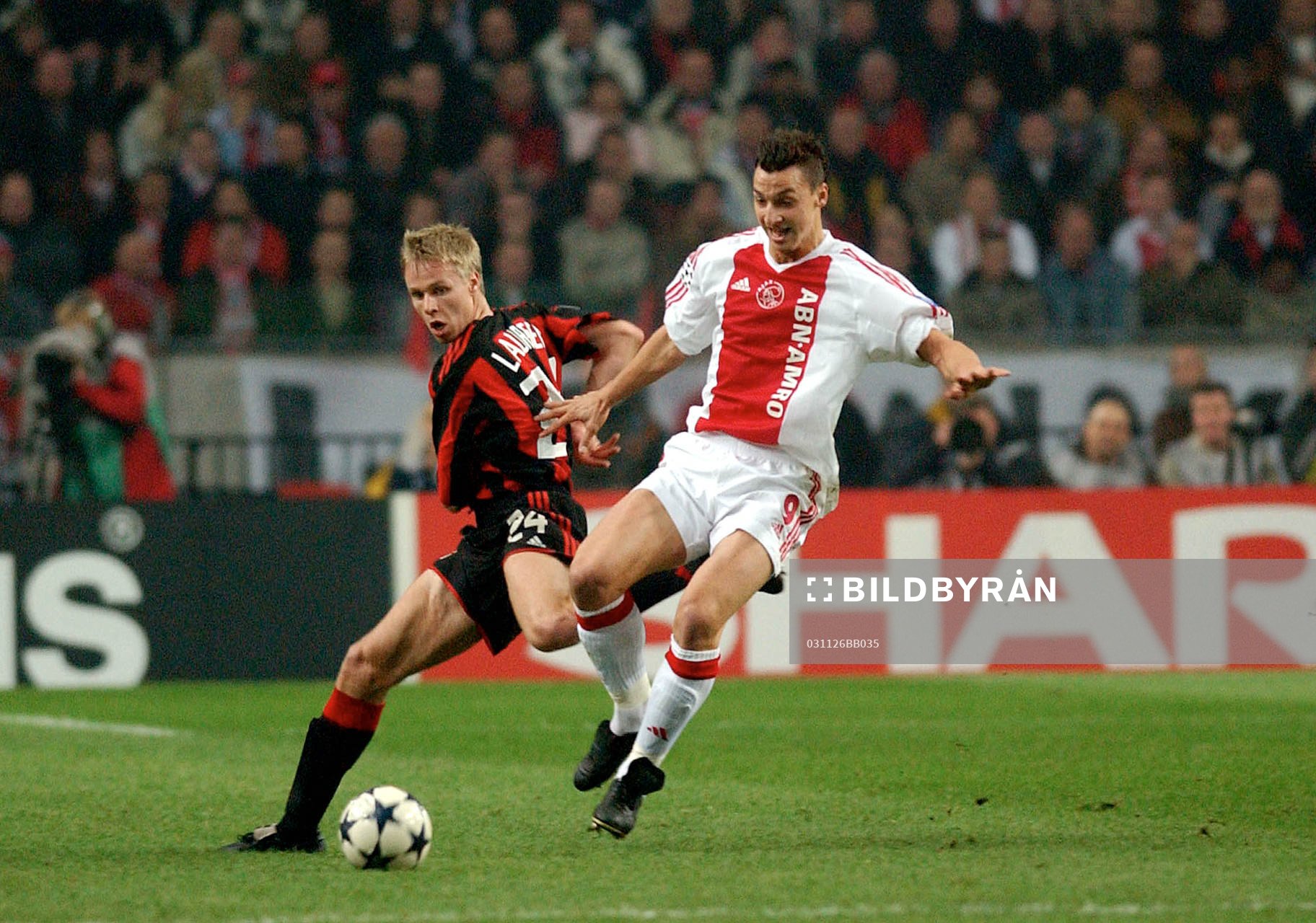 Laursen och Zlatan Ibrahimovic