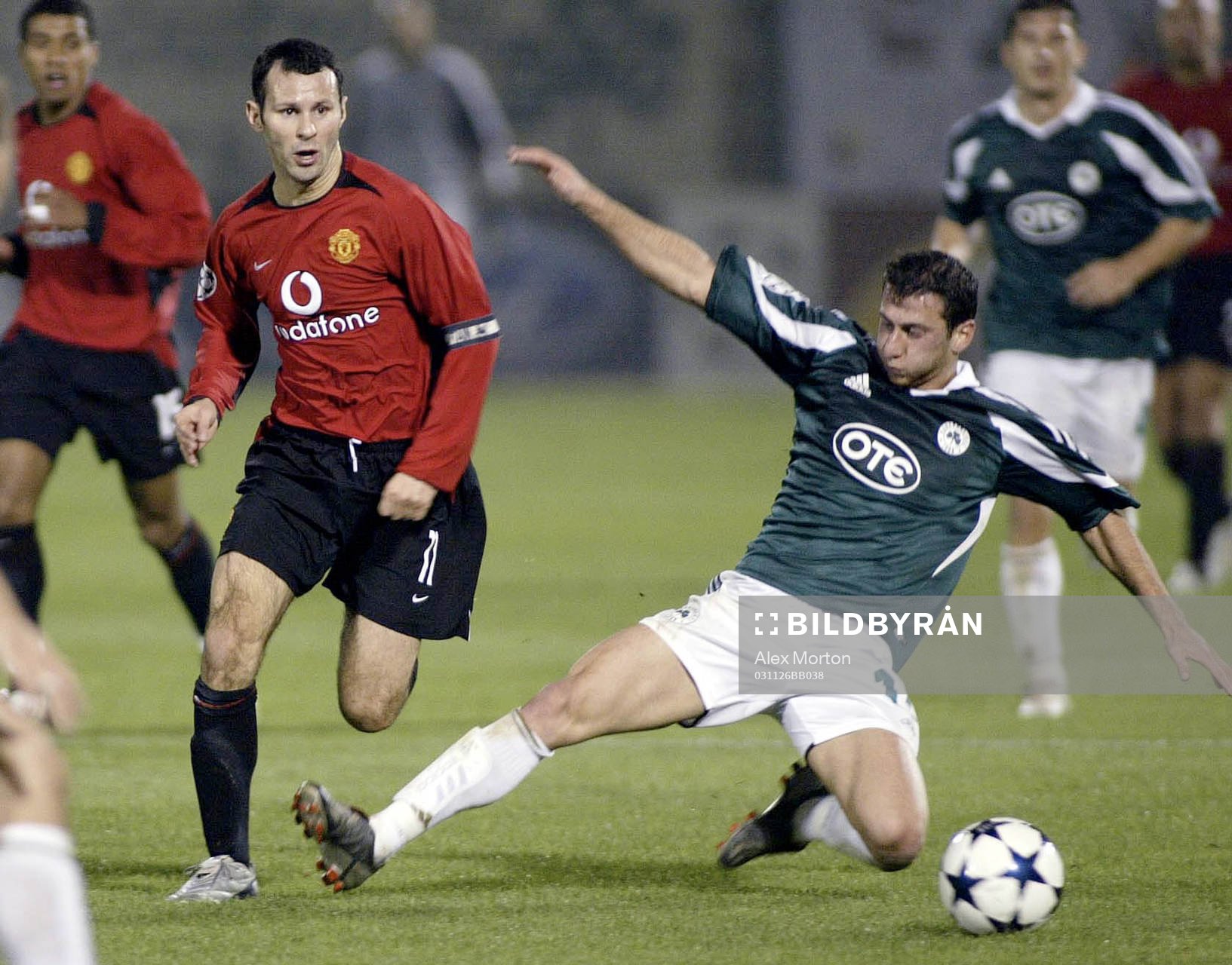 Fotboll, Champions League, Panathinaikos - Manchester