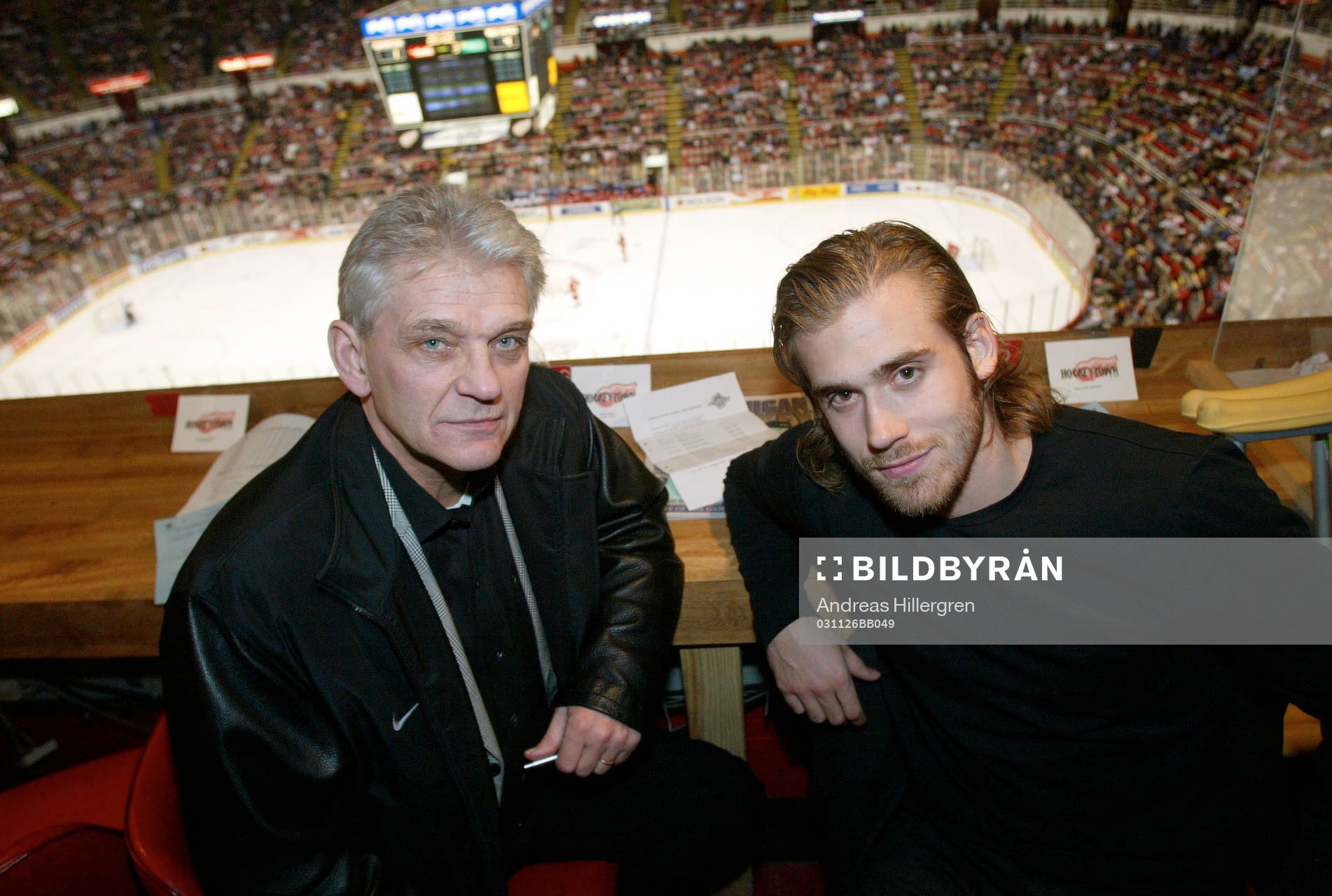 Henrik Zetterberg och Hardy Nilsson