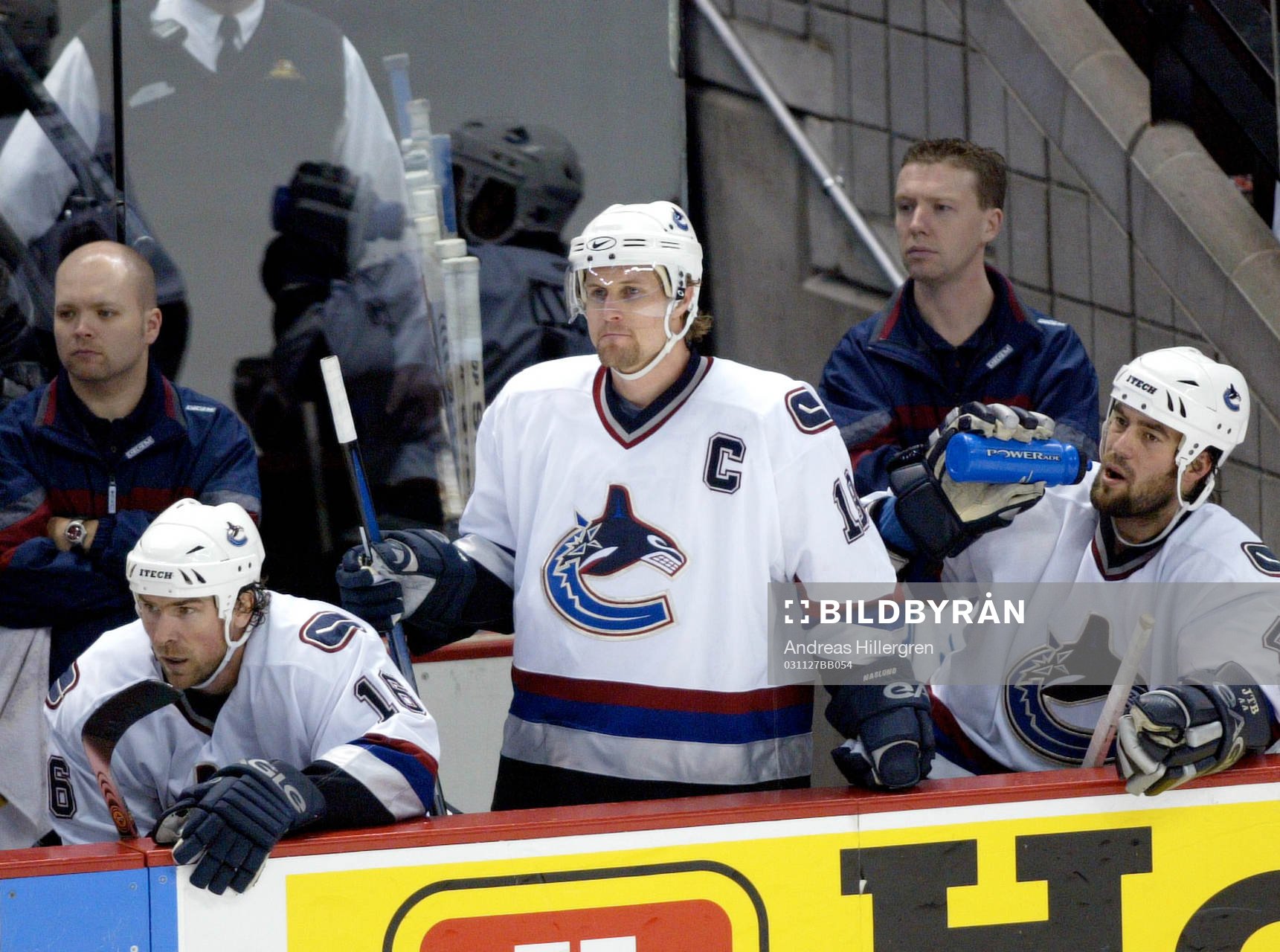 Markus Näslund, Trevor Linden och Todd Bertuzzi
