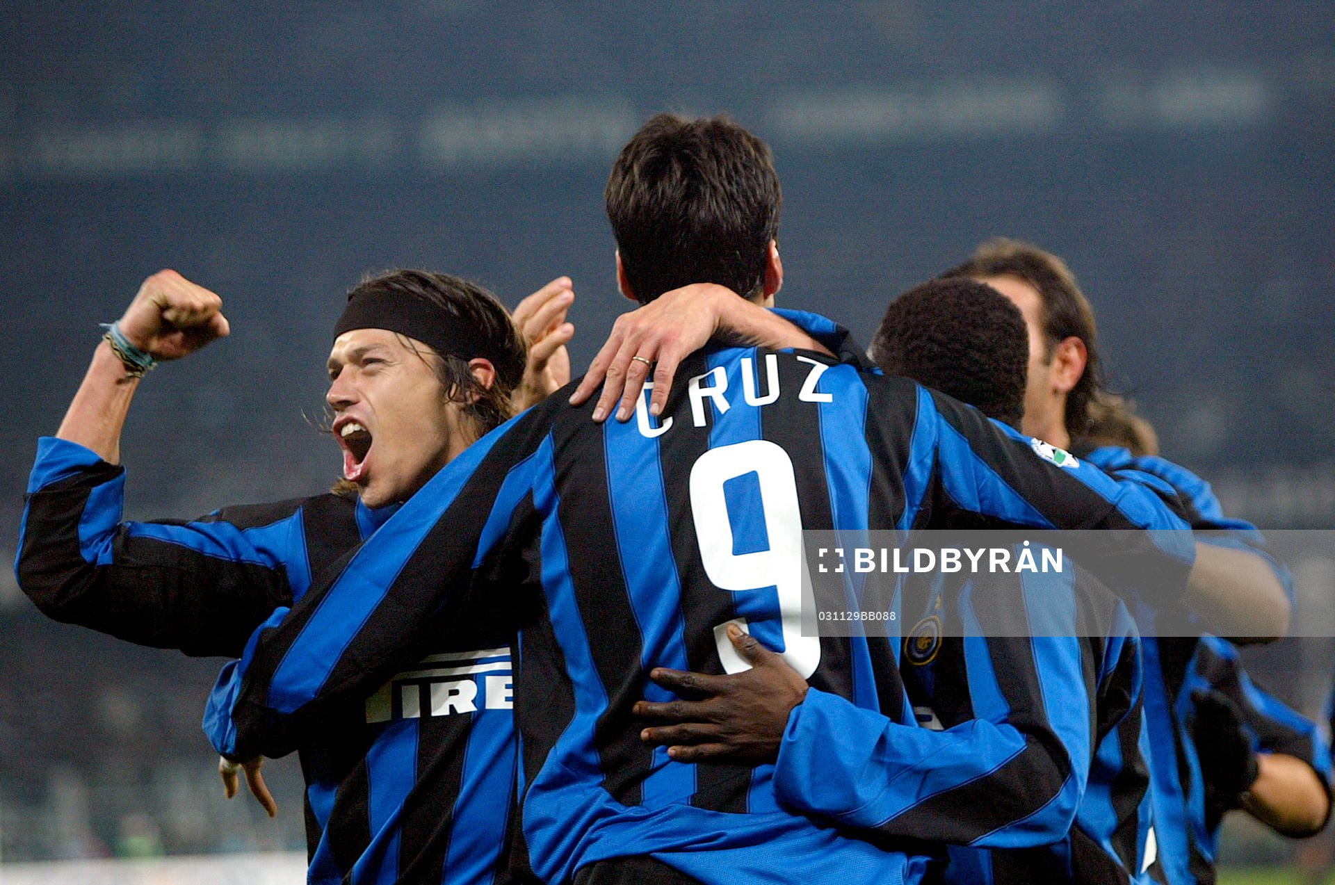 Fotboll, italiensk, Inter, jubel