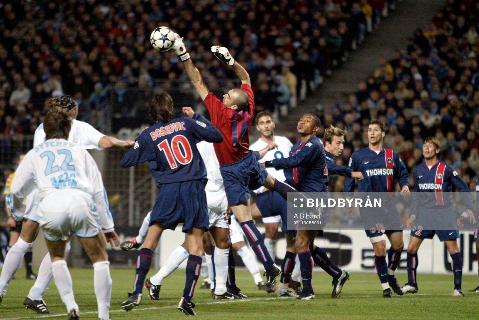 Fotboll, fransk, Marseille - Paris Saint Germain