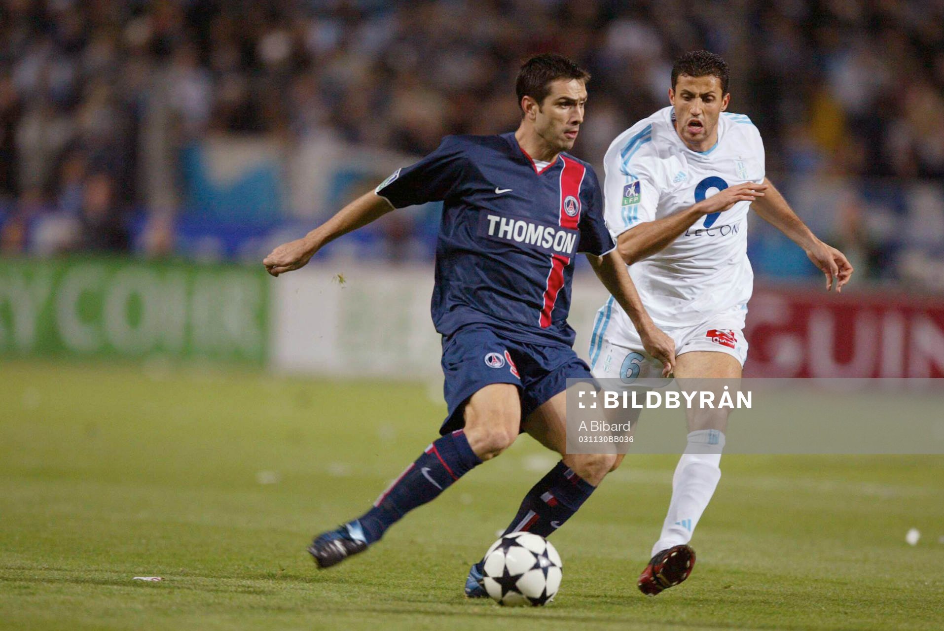 Fotboll, fransk, Marseille - Paris Saint Germain