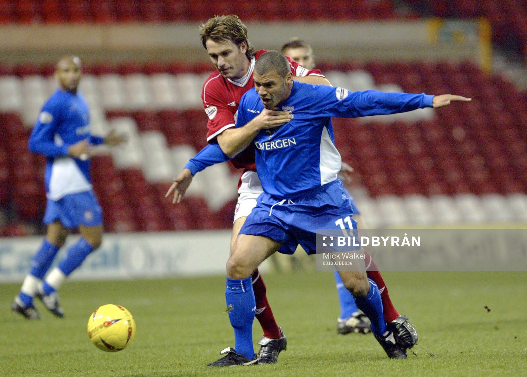 Jermaine Wright, Ipswich mot Gareth Taylor, Nottingham