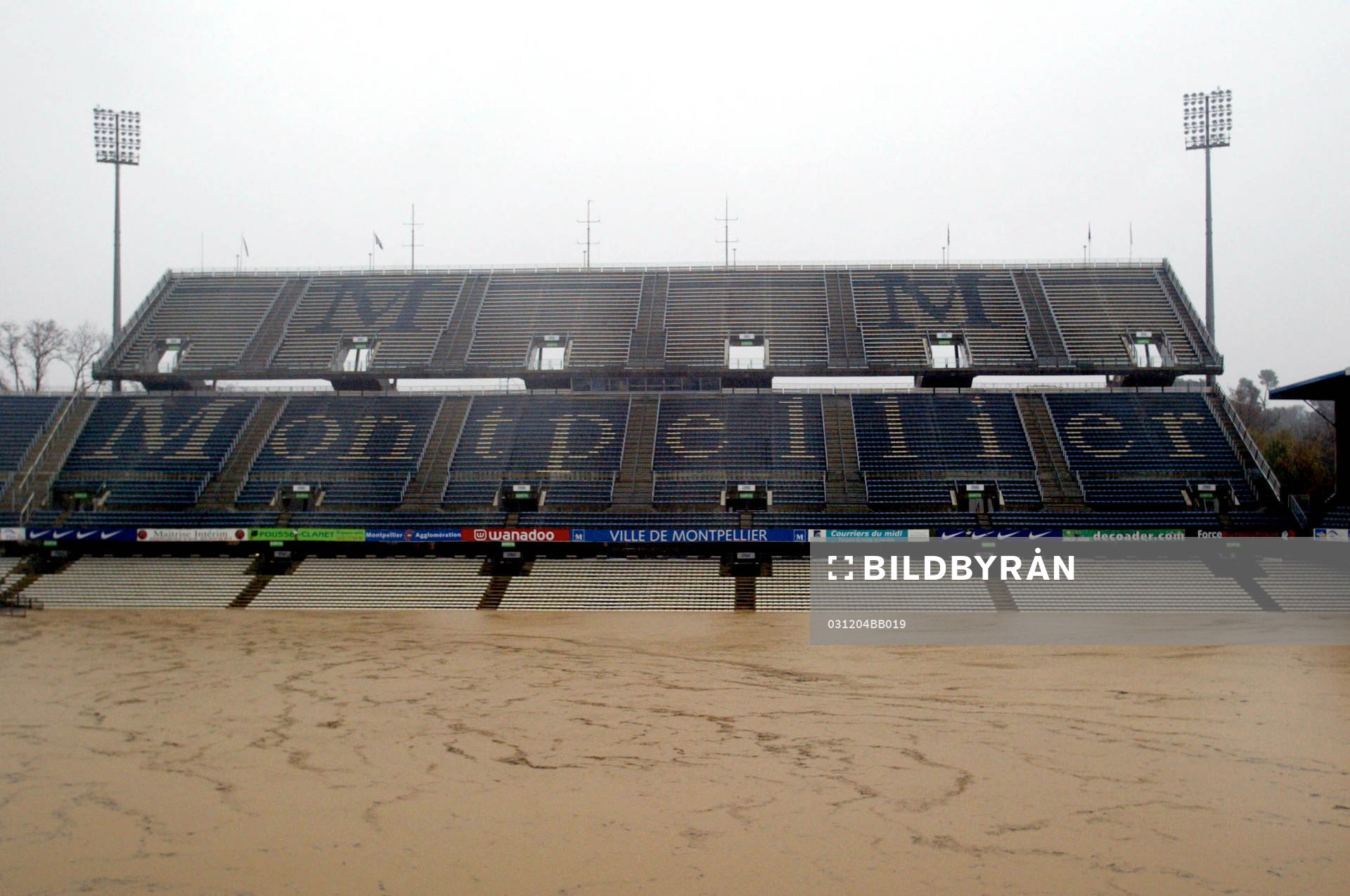  Stade de la Mosson, Montpellier , Frankrike.