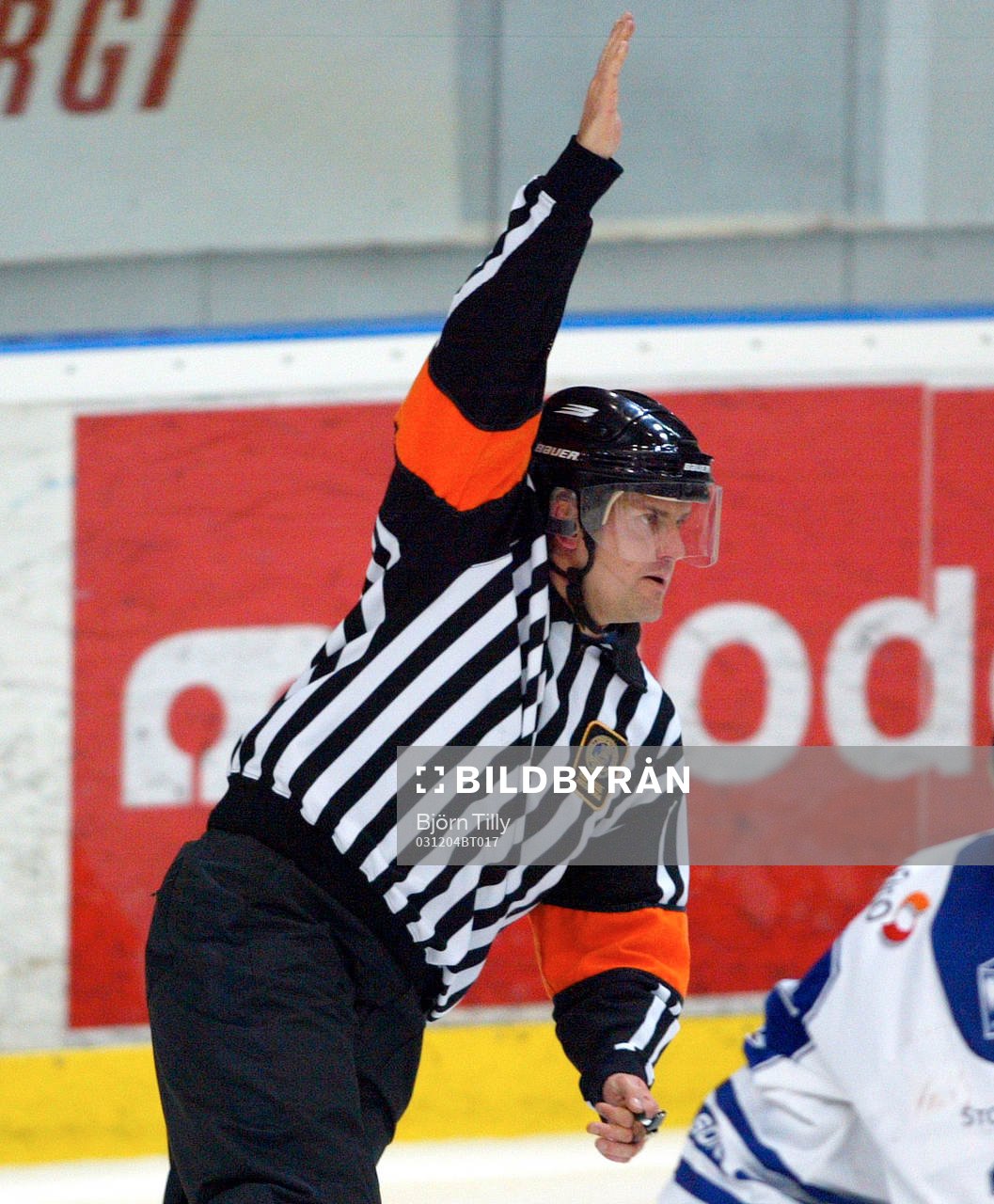 Stefan Danielsson, domare. Tecken