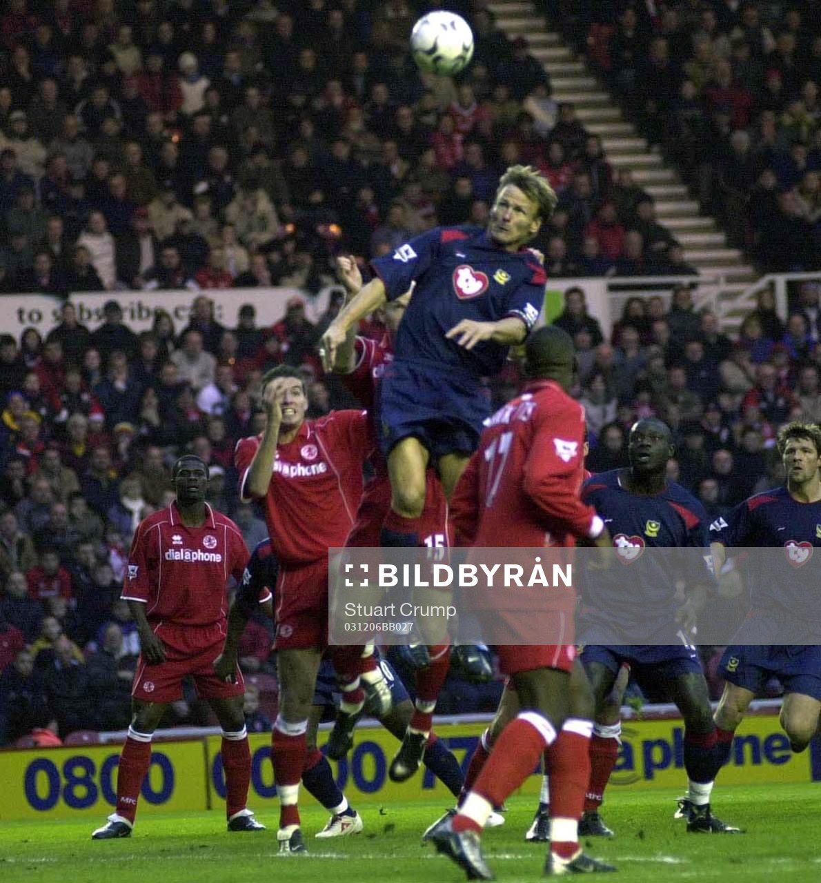 Fotboll, Premier League (Engelsk Liga), Middlesbrough -