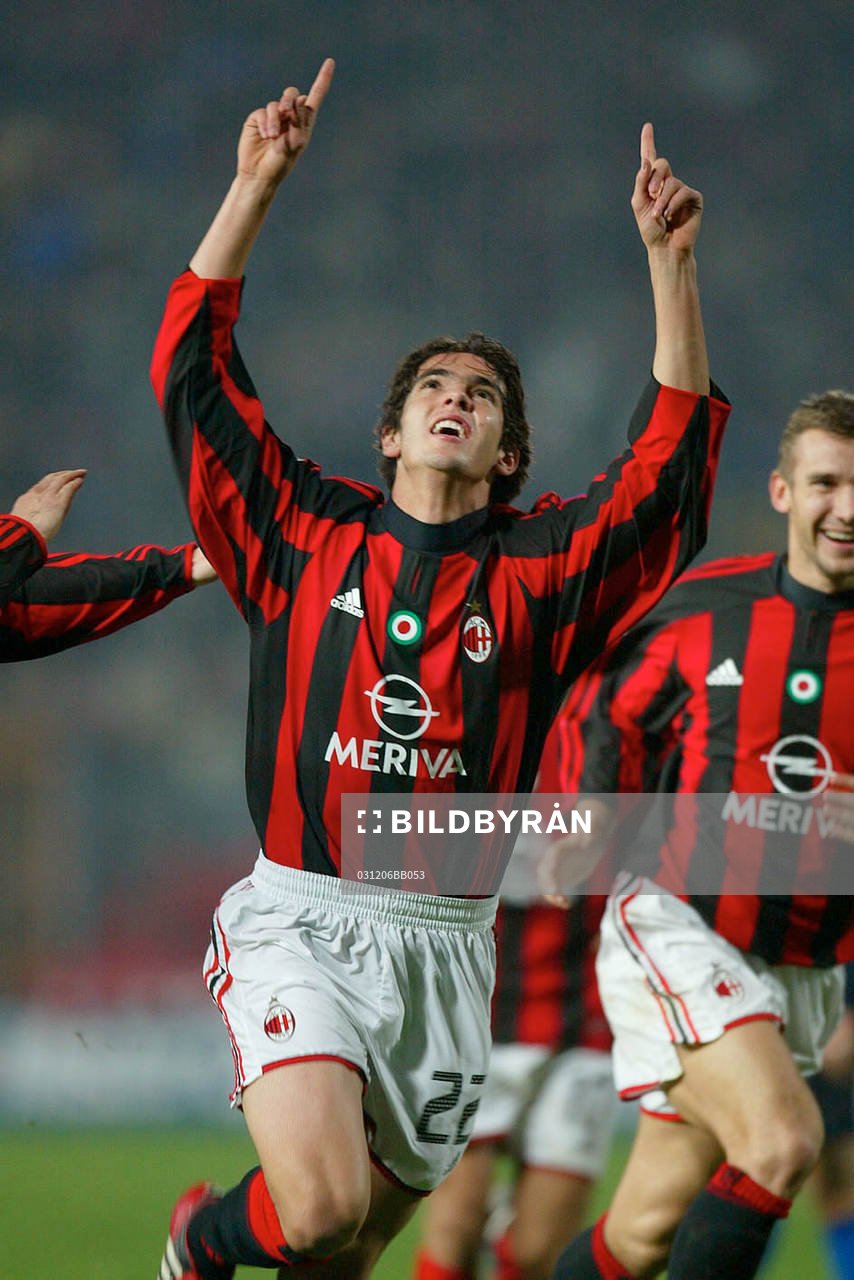  Kaka, Milan, jubel.
