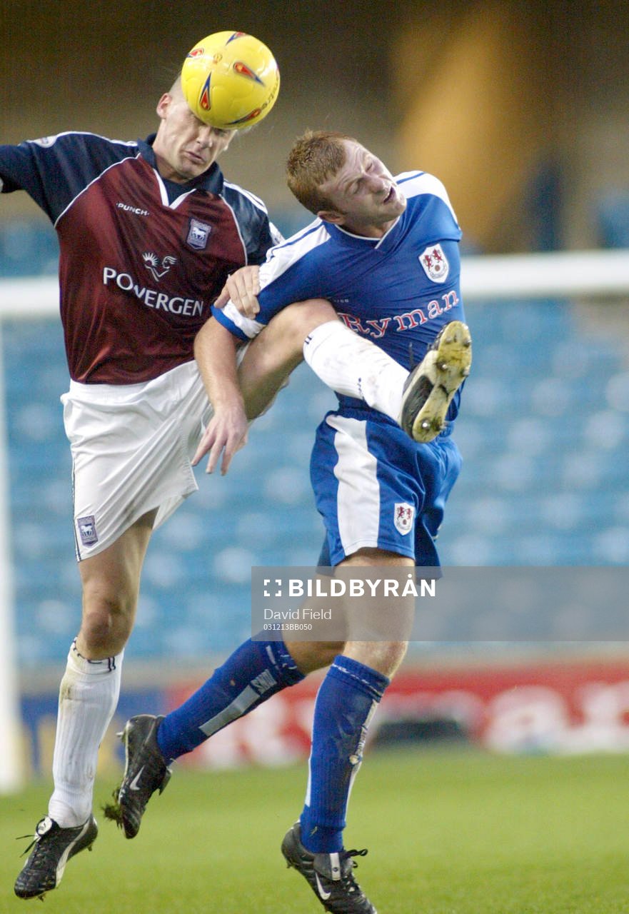 John McGreal och Nick Chadwick i nickduell