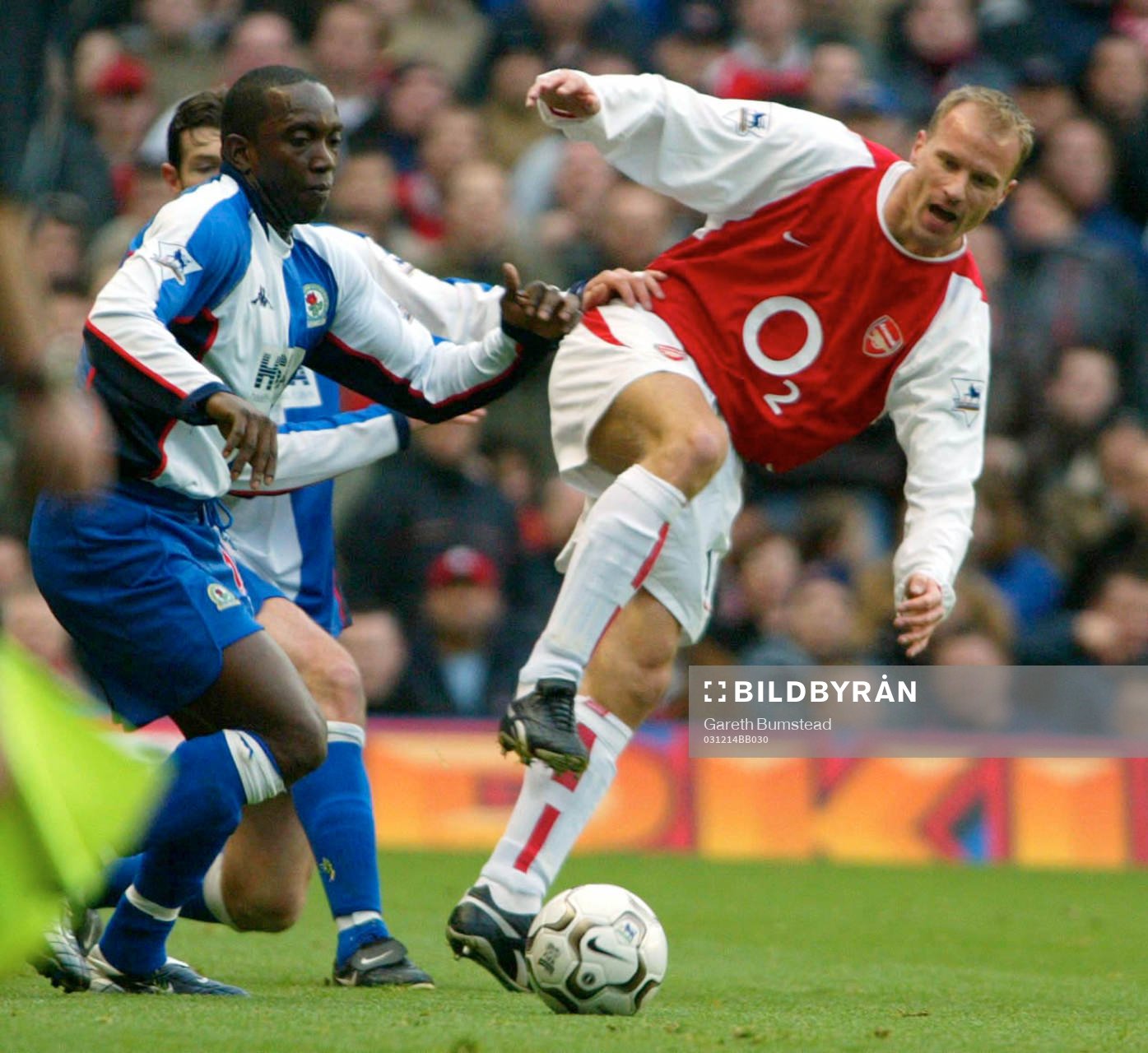 Dwight Yorke och Dennis Bergkamp