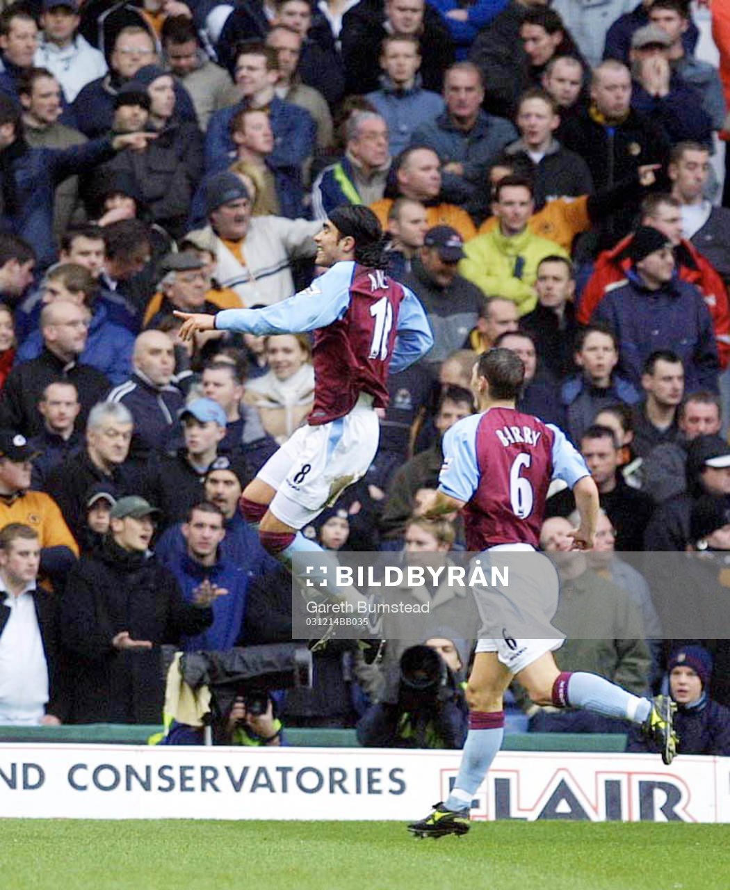 Juan Pablo Angel, Aston Villa, jubel