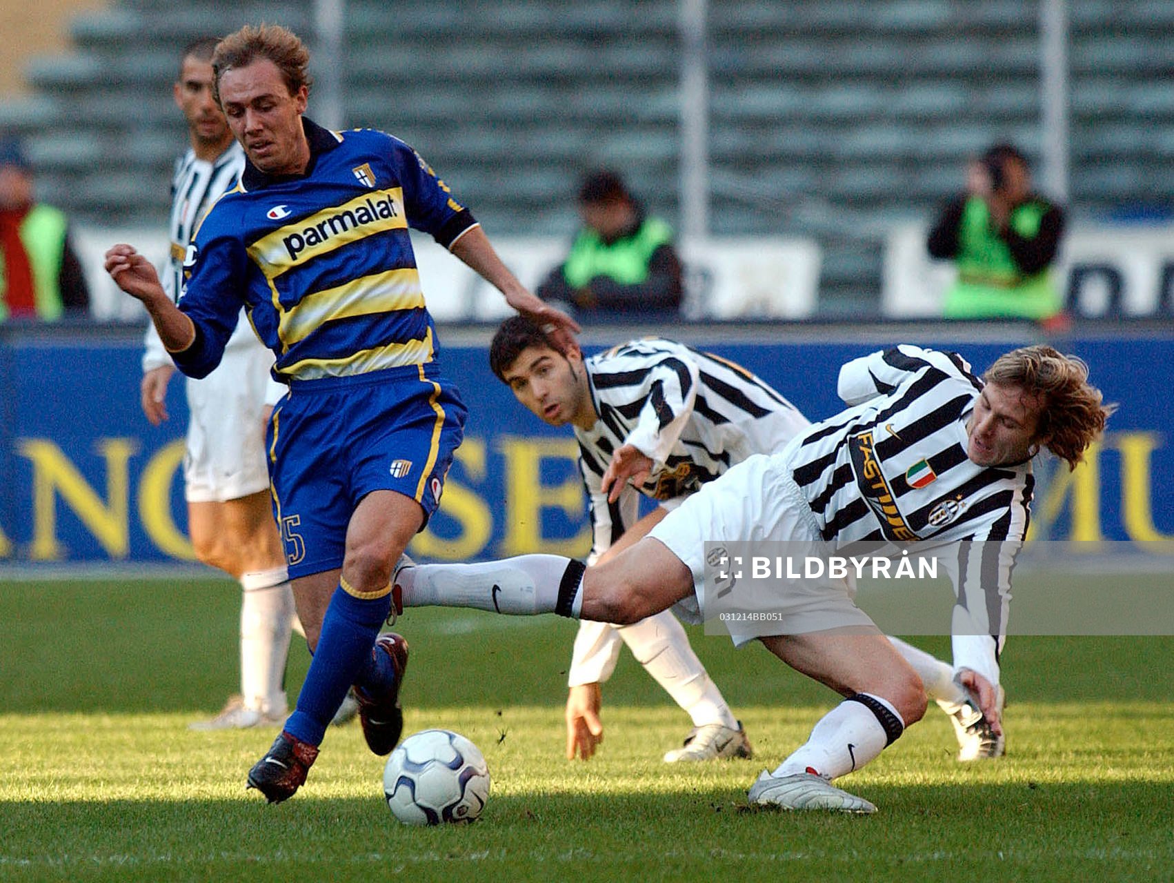  Donadel, Parma och Nedved, Juventus.
