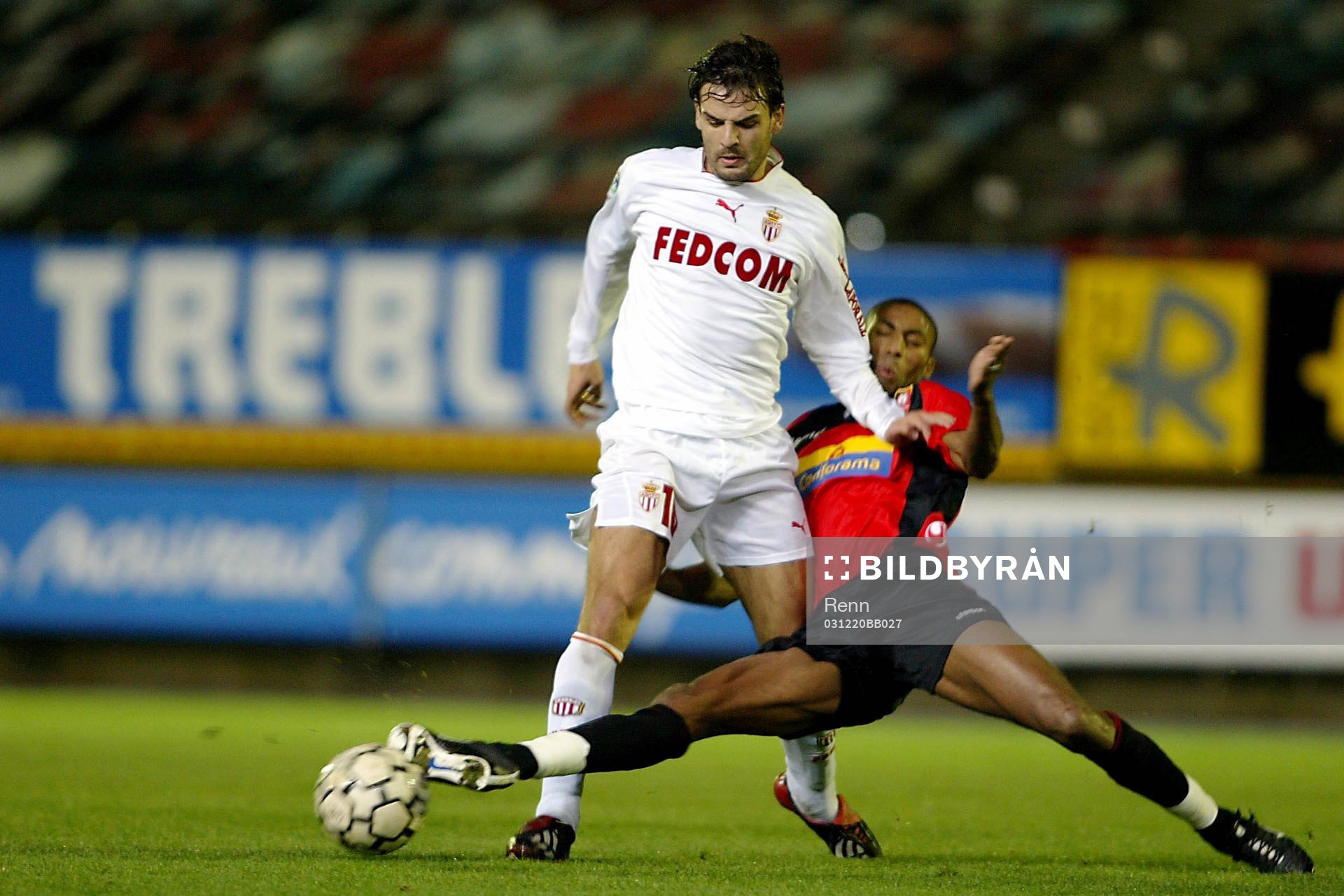  Fernando MORIENTES, Monaco och Abdeslam OUADDOU, Rennes