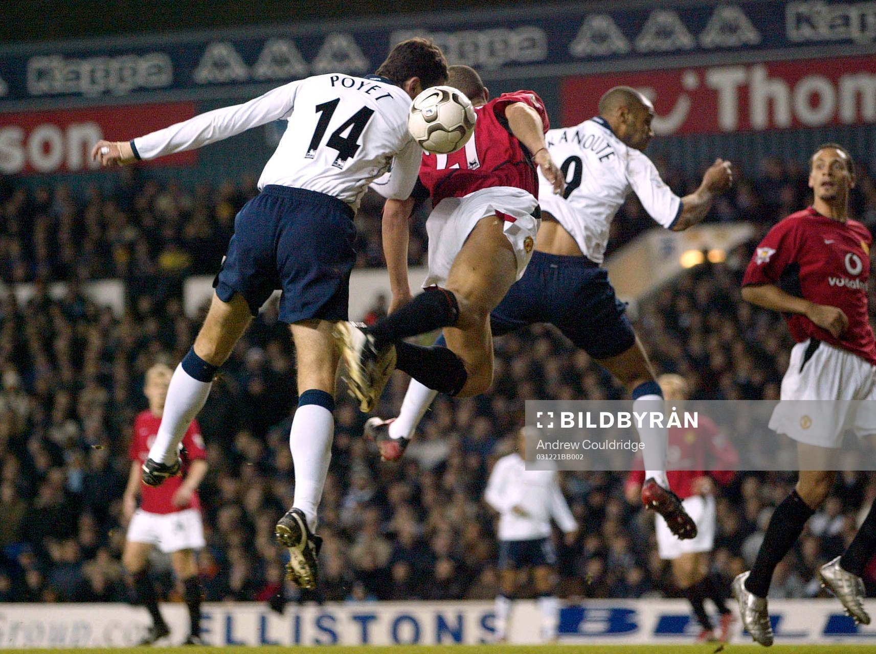 Fotboll, engelsk, FA Barclaycard Premiership , Tottenham