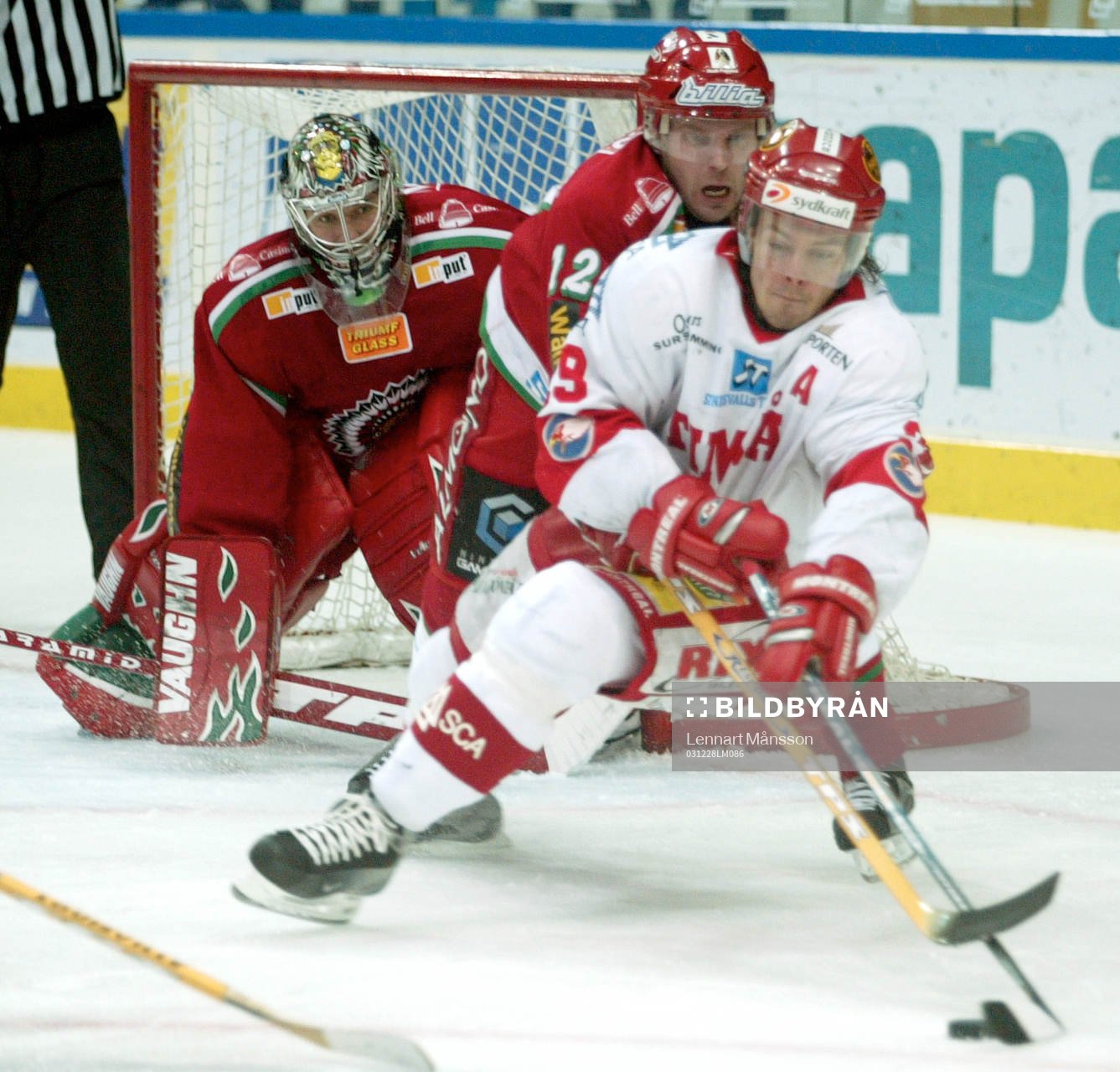 Henrik Lundqvist, målvakt och Kimmo Eronen, Frölunda