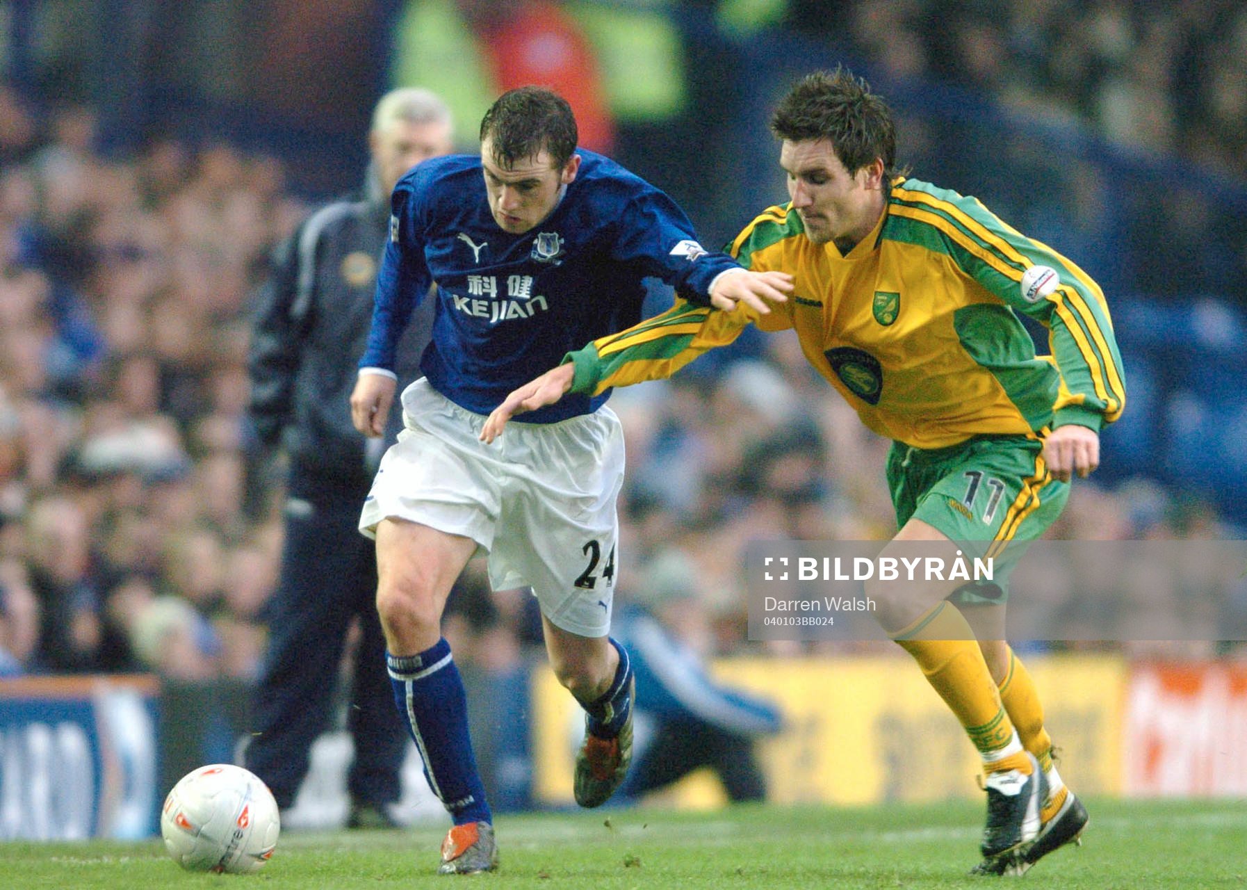  James McFadden, Everton Jim Brennan, Norwich