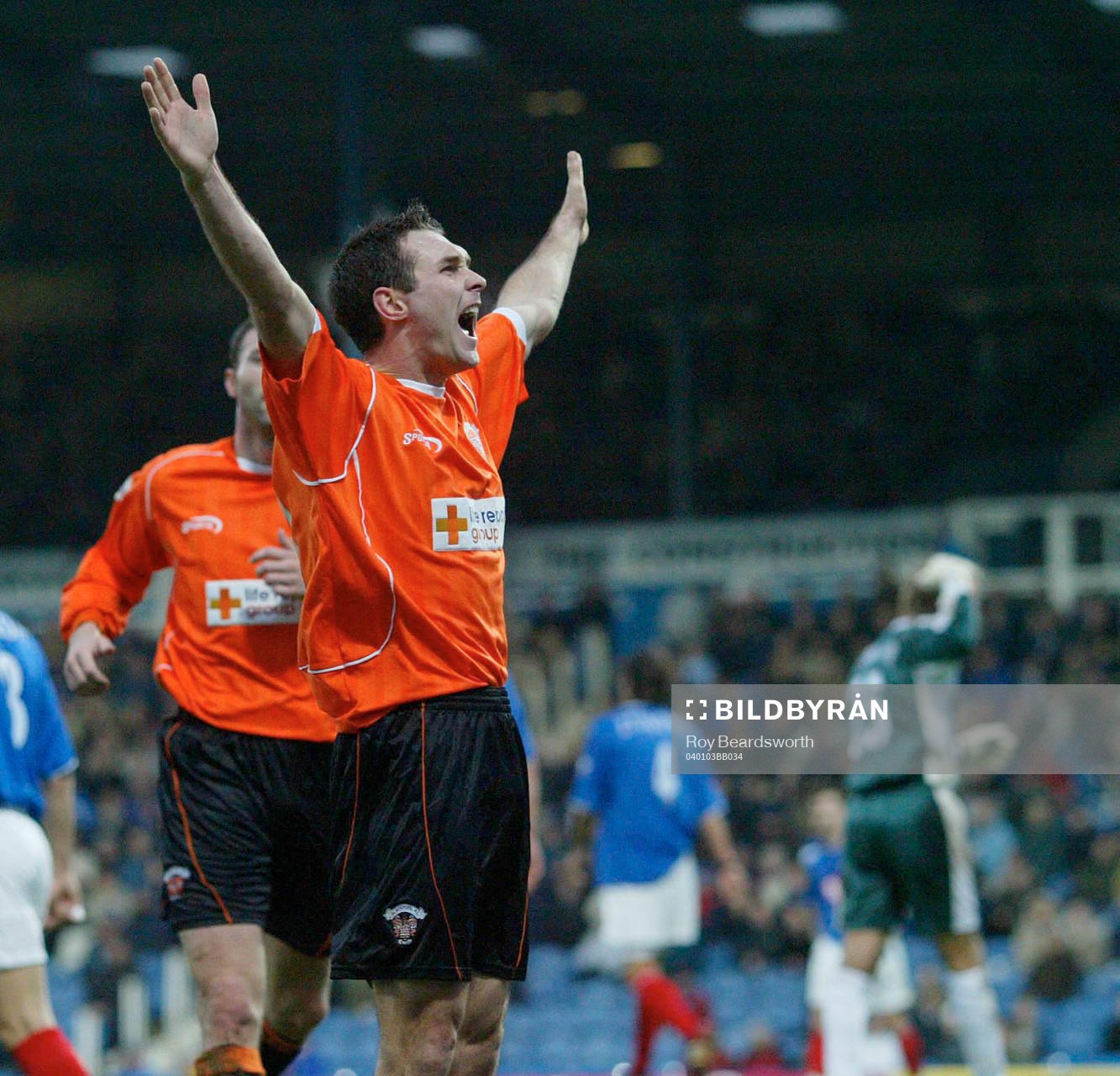 Scott Taylor, Blackpool, jubel