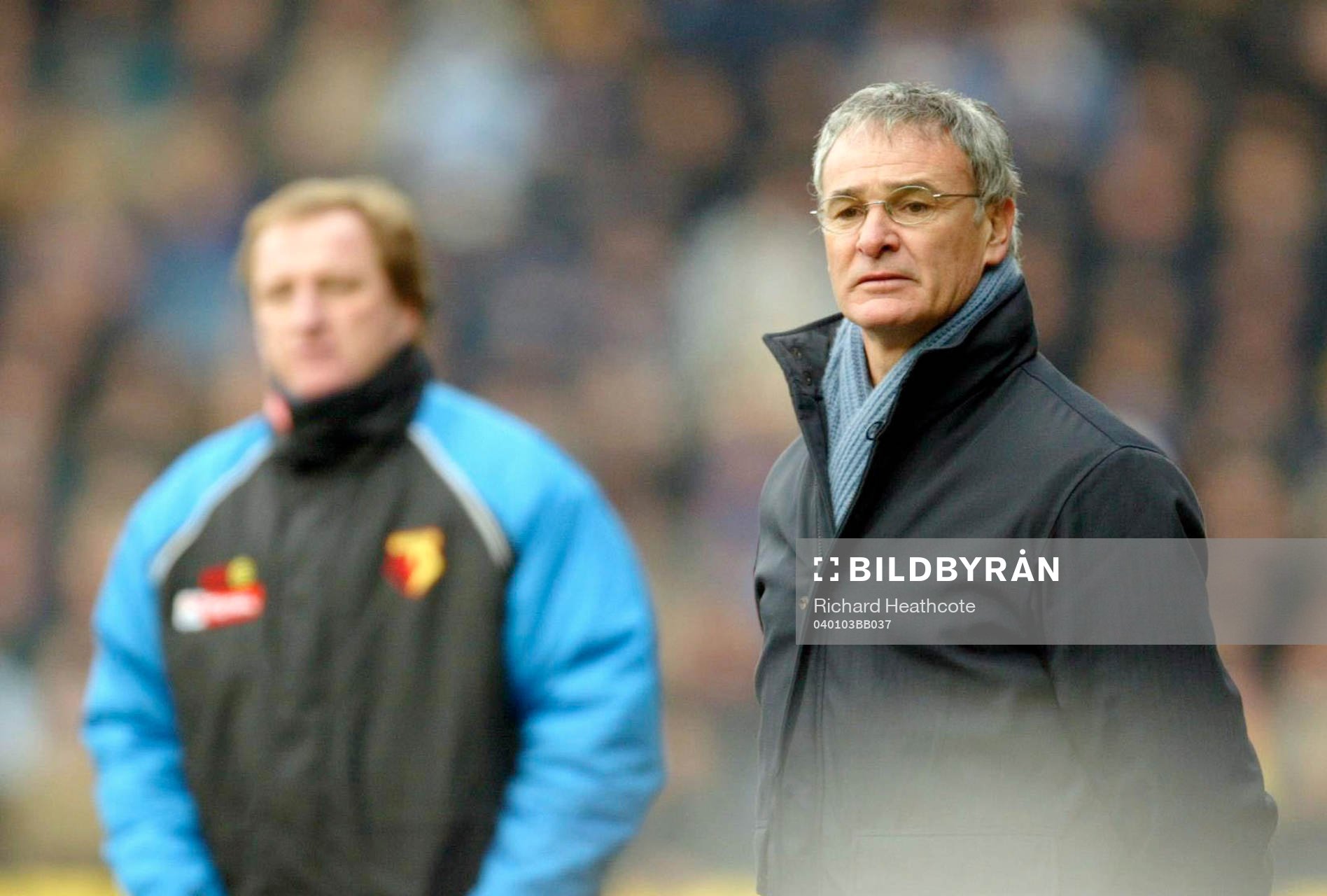 Claudio Ranieri, Tränare Chelsea i förgrunden och Ray