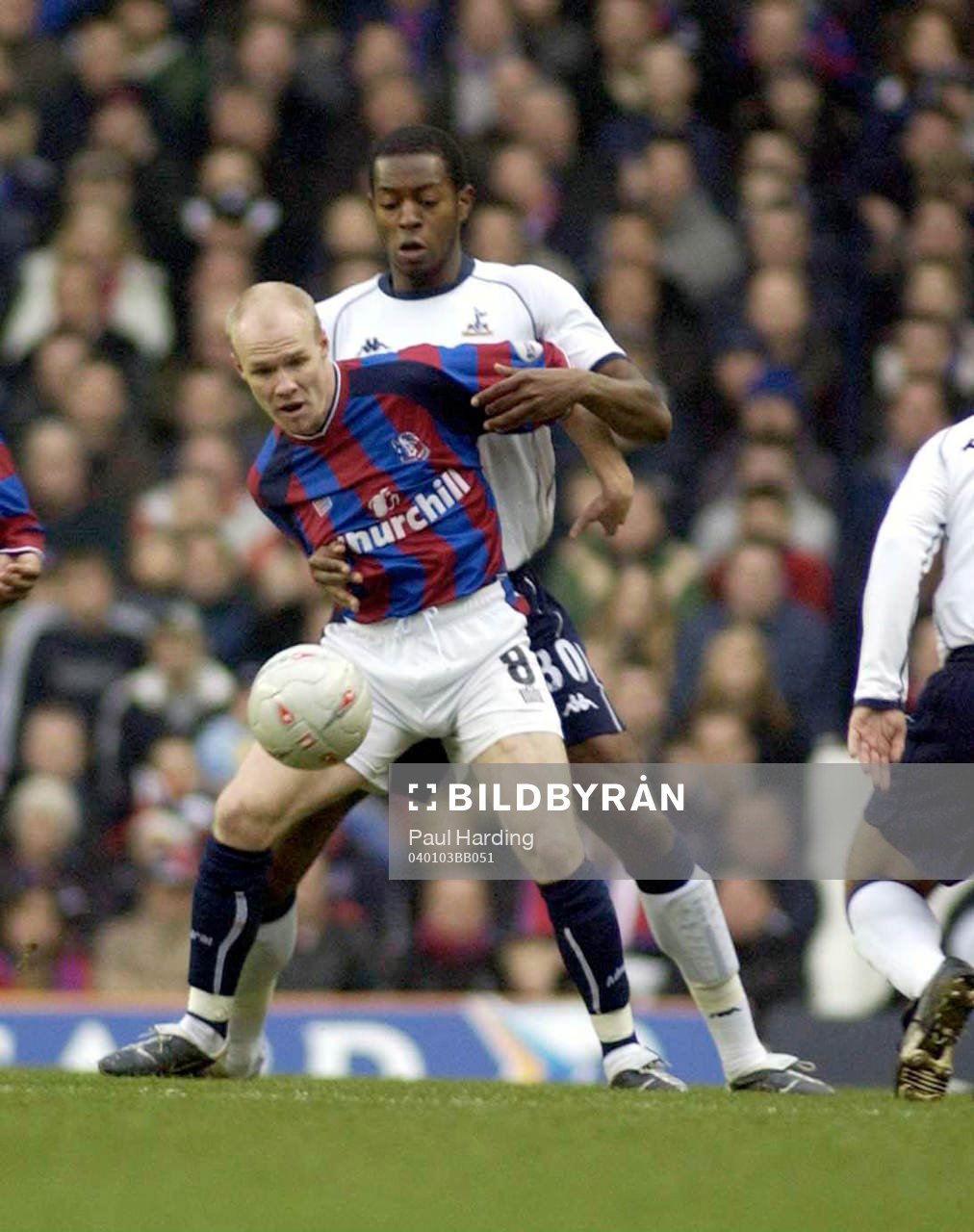 Andrew Johnson,  Crystal P och Anthony Gardner, Tottenham