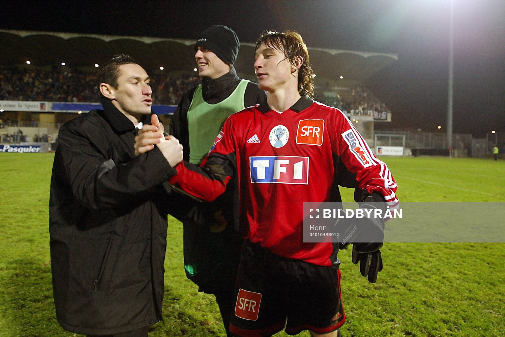 Olivier Monterrubio och Kim Källström, Rennes