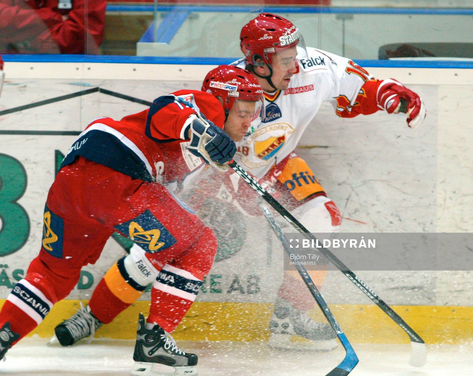 Patrik Zetterberg, Södertälje och Nichlas Falk,