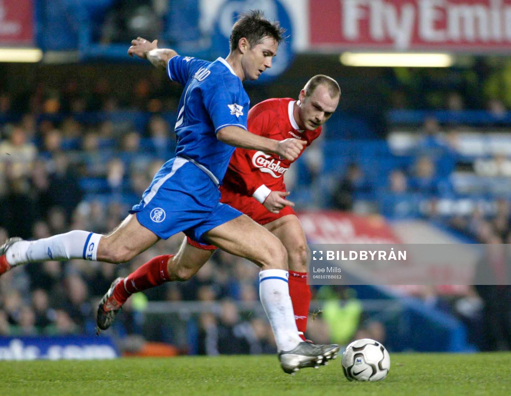  Frank Lampard, Chelsea mot Danny Murphy, Liverpool.