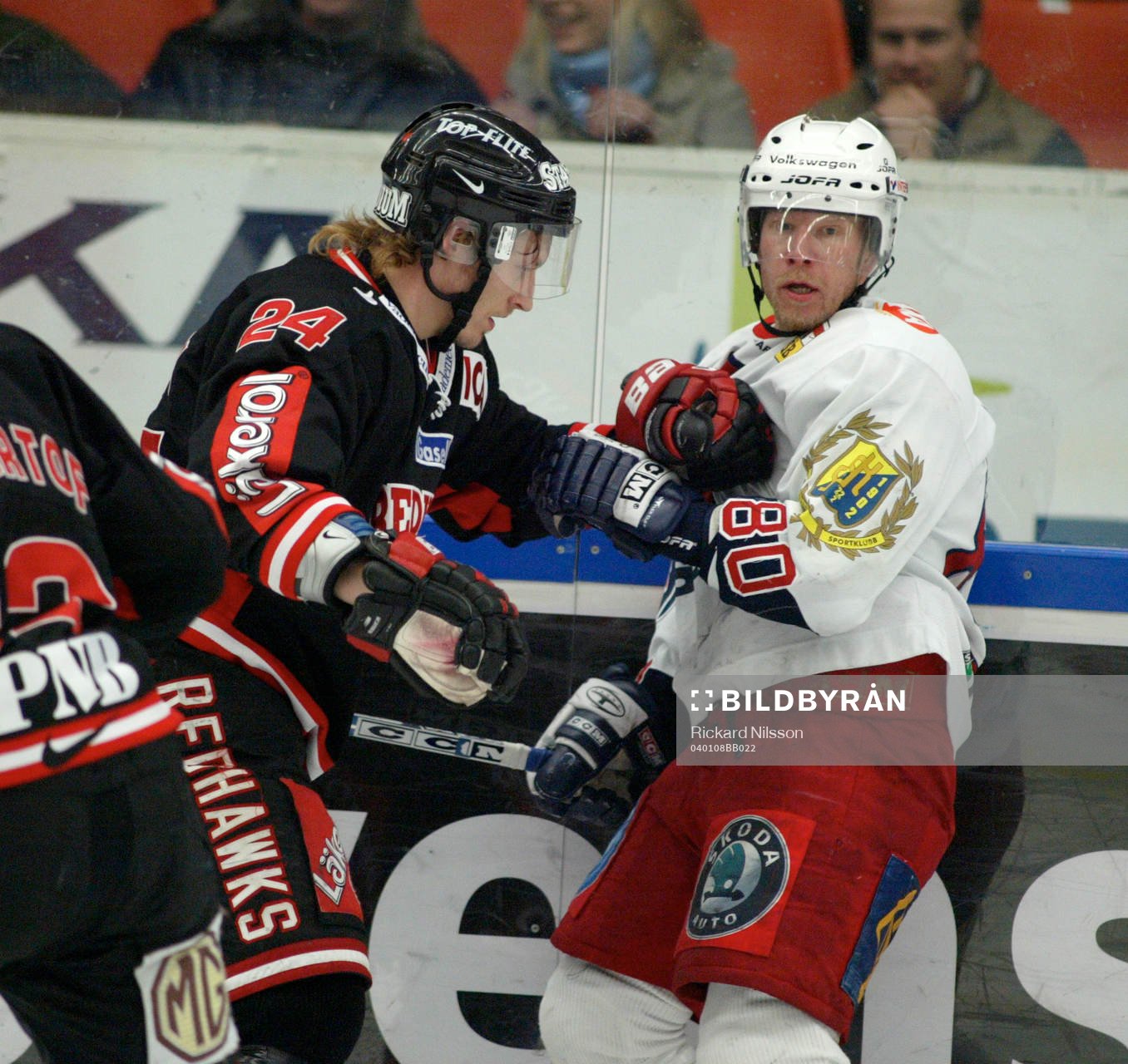 Magnus Österby, Malmö och Patrik Zetterberg, Södertälje