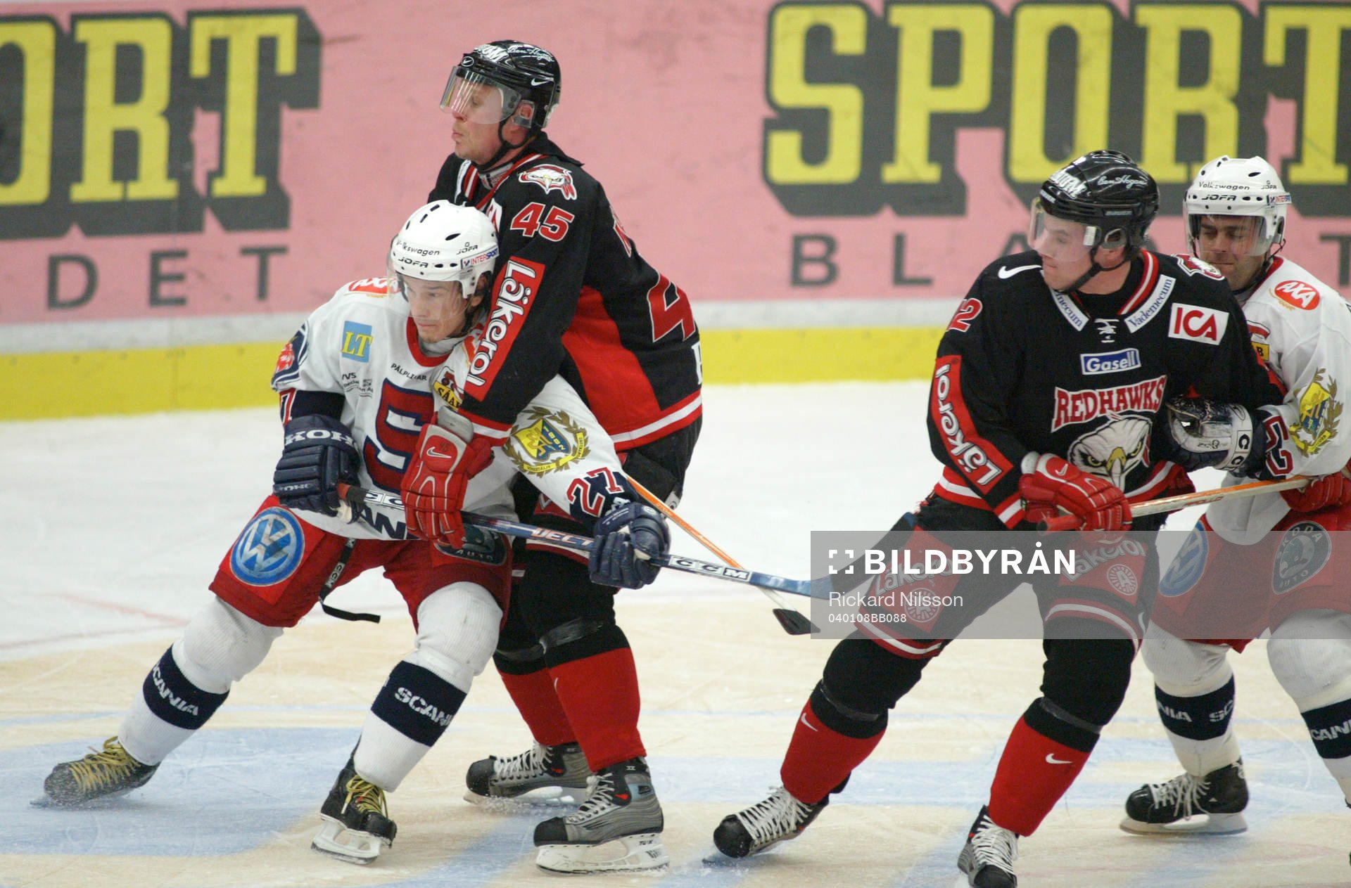 Johan Norgren, Marcus Magnertoft, Malmö. Juha Lind, Peter