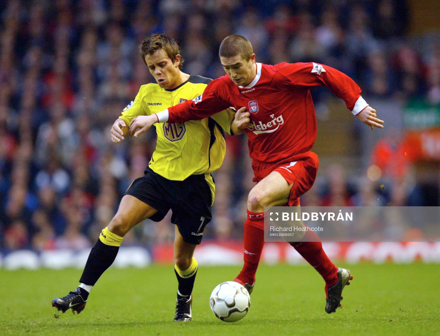   Harry Kewell, Liverpool och Lee Hendrie, Aston Villa.
