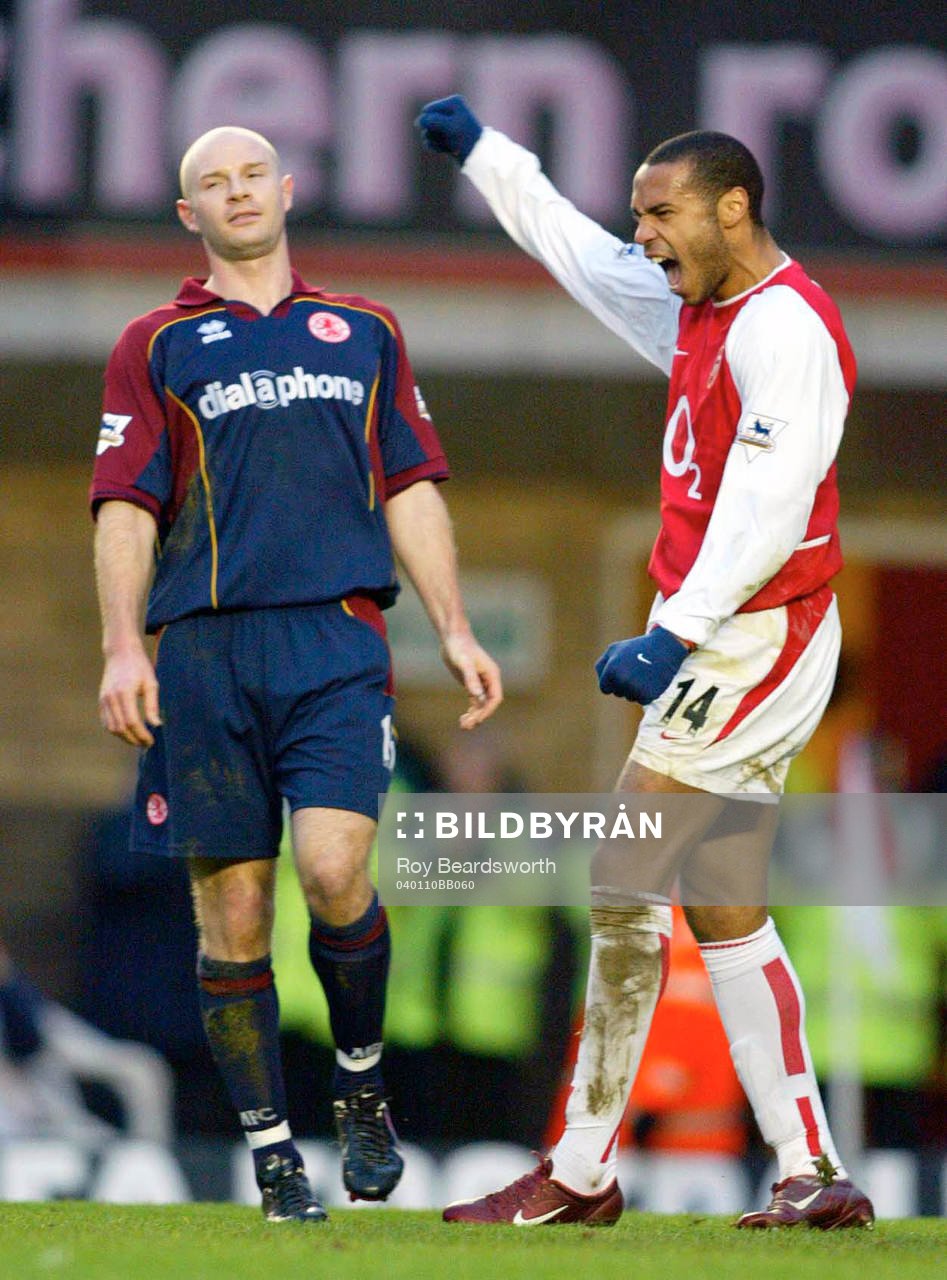  Thierry Henry , Arsenal, jubel.