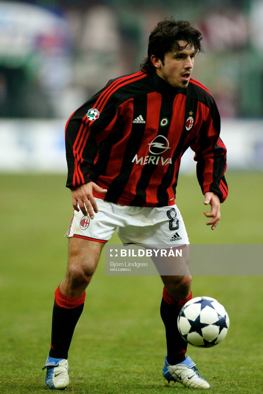 Fotboll, Italiensk, Serie A, Gattuso, Milan